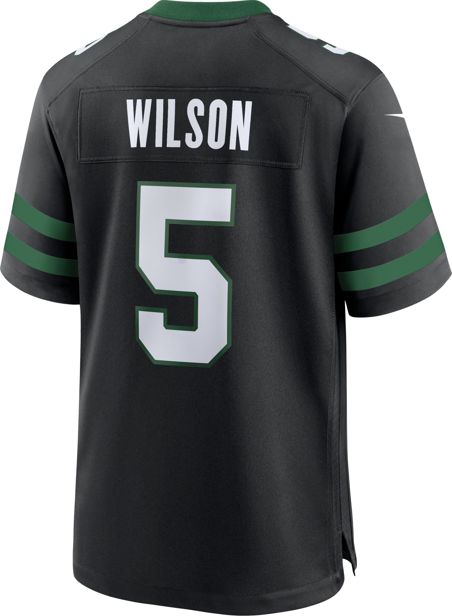 Nike Men's New York Jets Garrett Wilson #5 Alternate Black Game Jersey product image