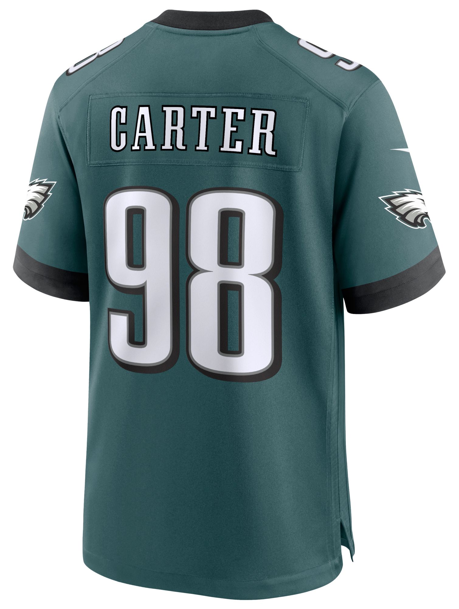 Nike Men's Philadelphia Eagles Jalen Carter #98 Teal Game Jersey product image