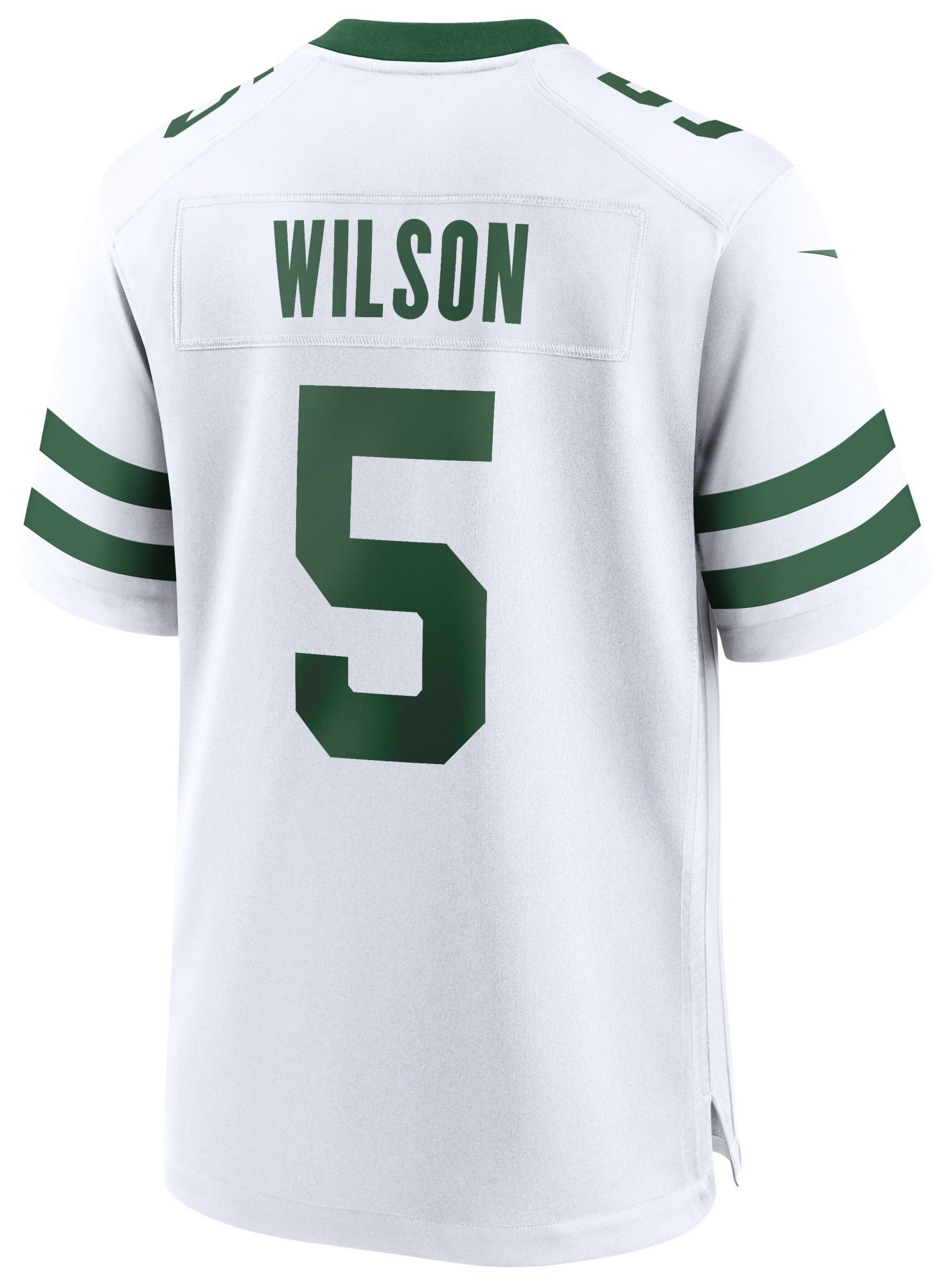 Nike Men's New York Jets Garrett Wilson #5 White Game Jersey product image