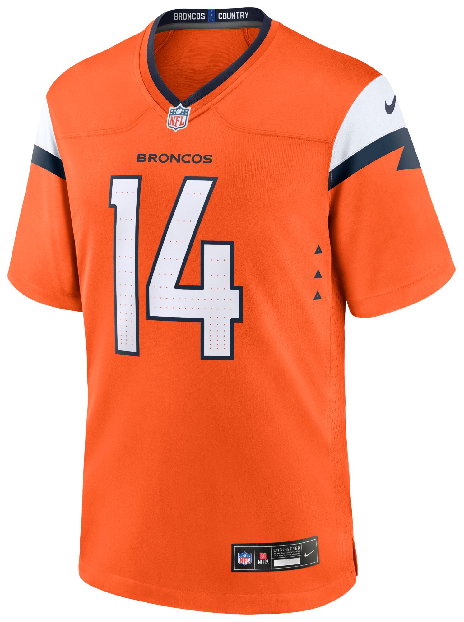 Nike Men's Denver Broncos Courtland Sutton #14 Orange Home Game