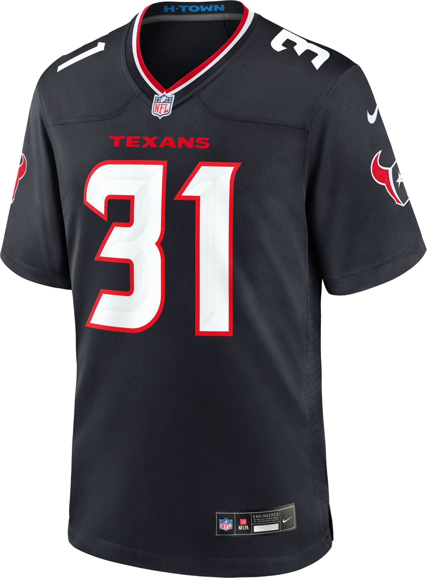 Nike Men's Houston Texans Dameon Pierce #31 Navy Blue Game Jersey product image