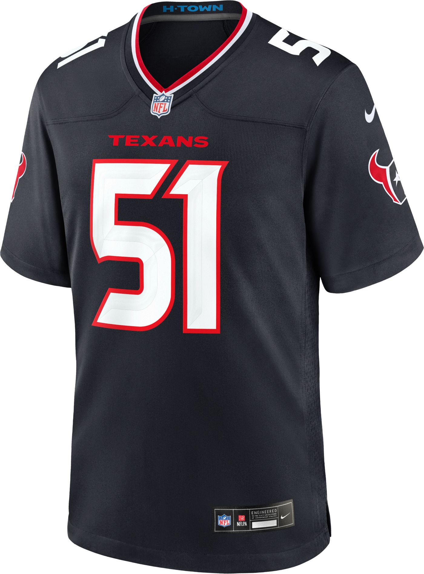 Nike Men s Houston Texans Will Anderson Jr. 51 Navy Blue Game Jersey Dick s Sporting Goods