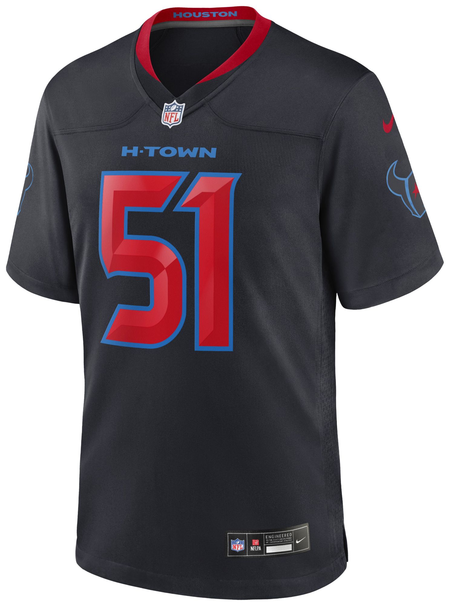 Nike Men's Houston Texans Will Anderson Jr. #51 Blue 2nd Alternate Game Jersey product image