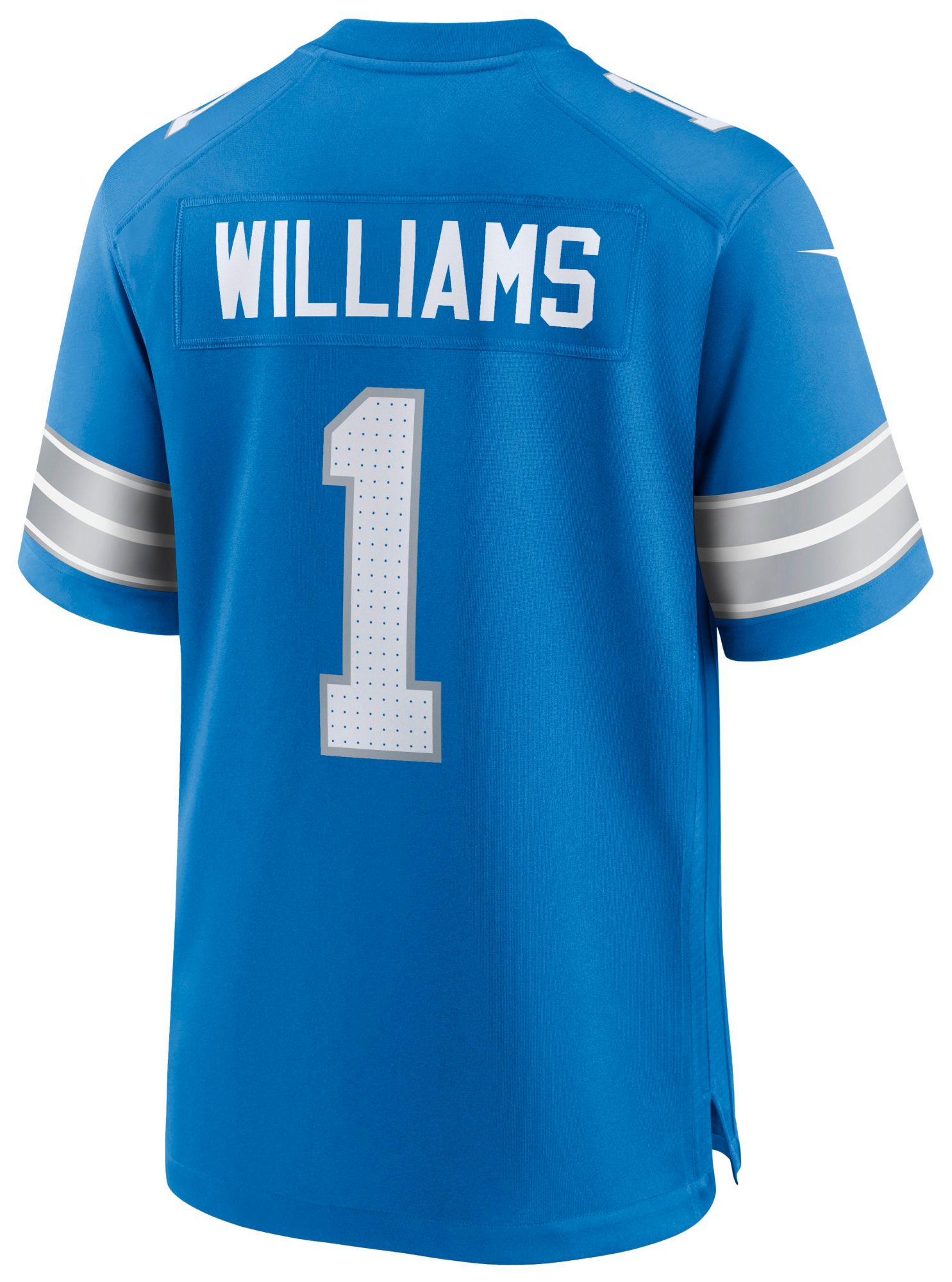 Nike Men's Detroit Lions Jameson Williams #1 Blue Game Jersey product image