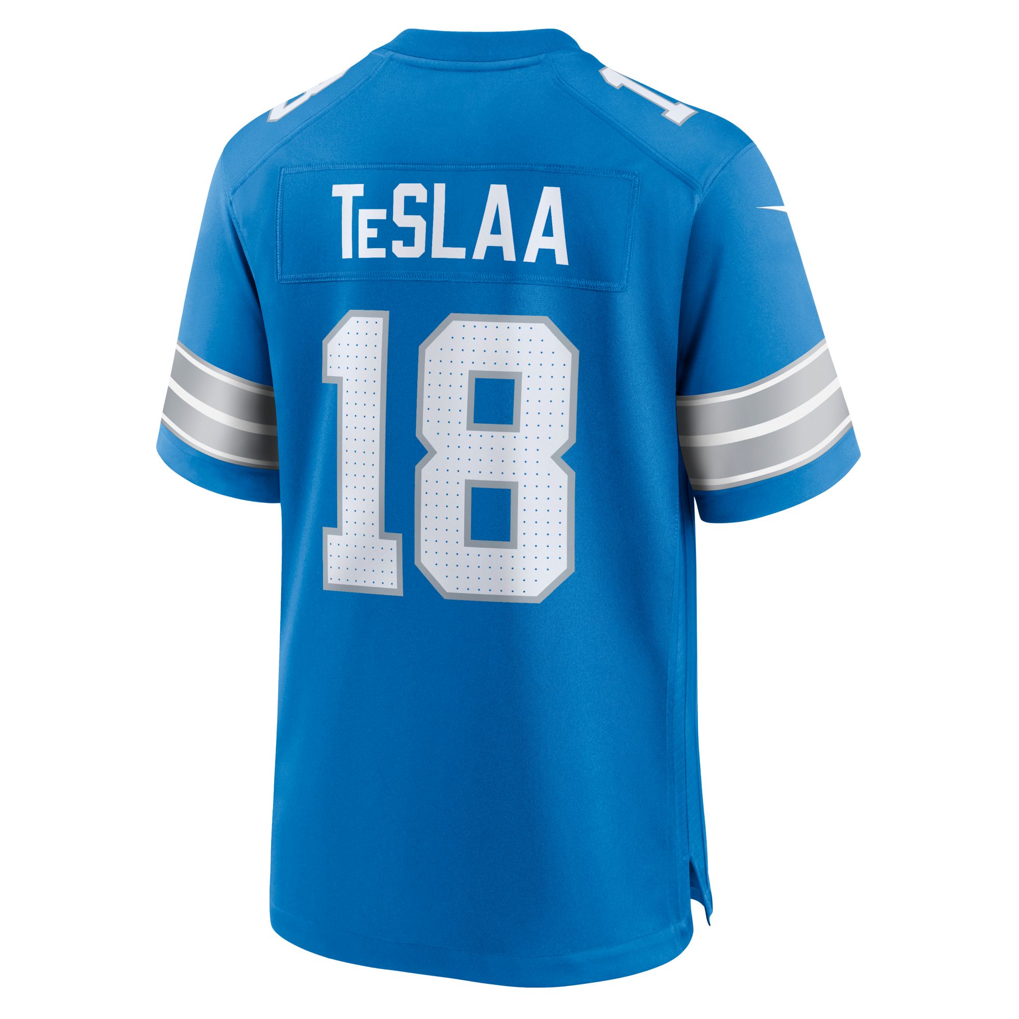 Nike Men's Detroit Lions Isaac TeSlaa #18 Blue Home Game Jersey product image