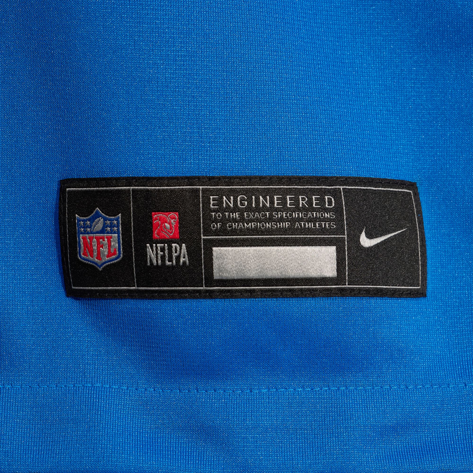 Nike Men's Detroit Lions Isaac TeSlaa #18 Blue Home Game Jersey product image