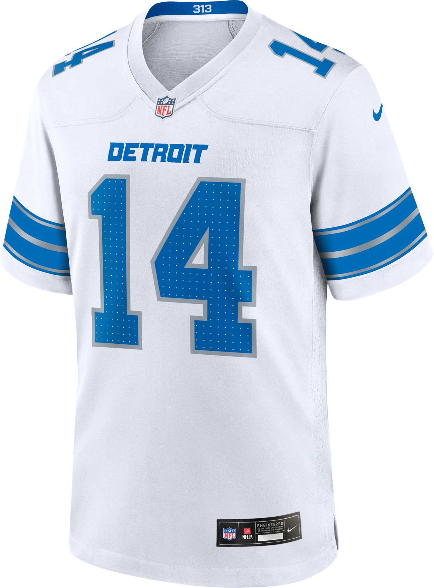 Nike Men's Detroit Lions Amon-Ra St. Brown #14 White Game Jersey product image