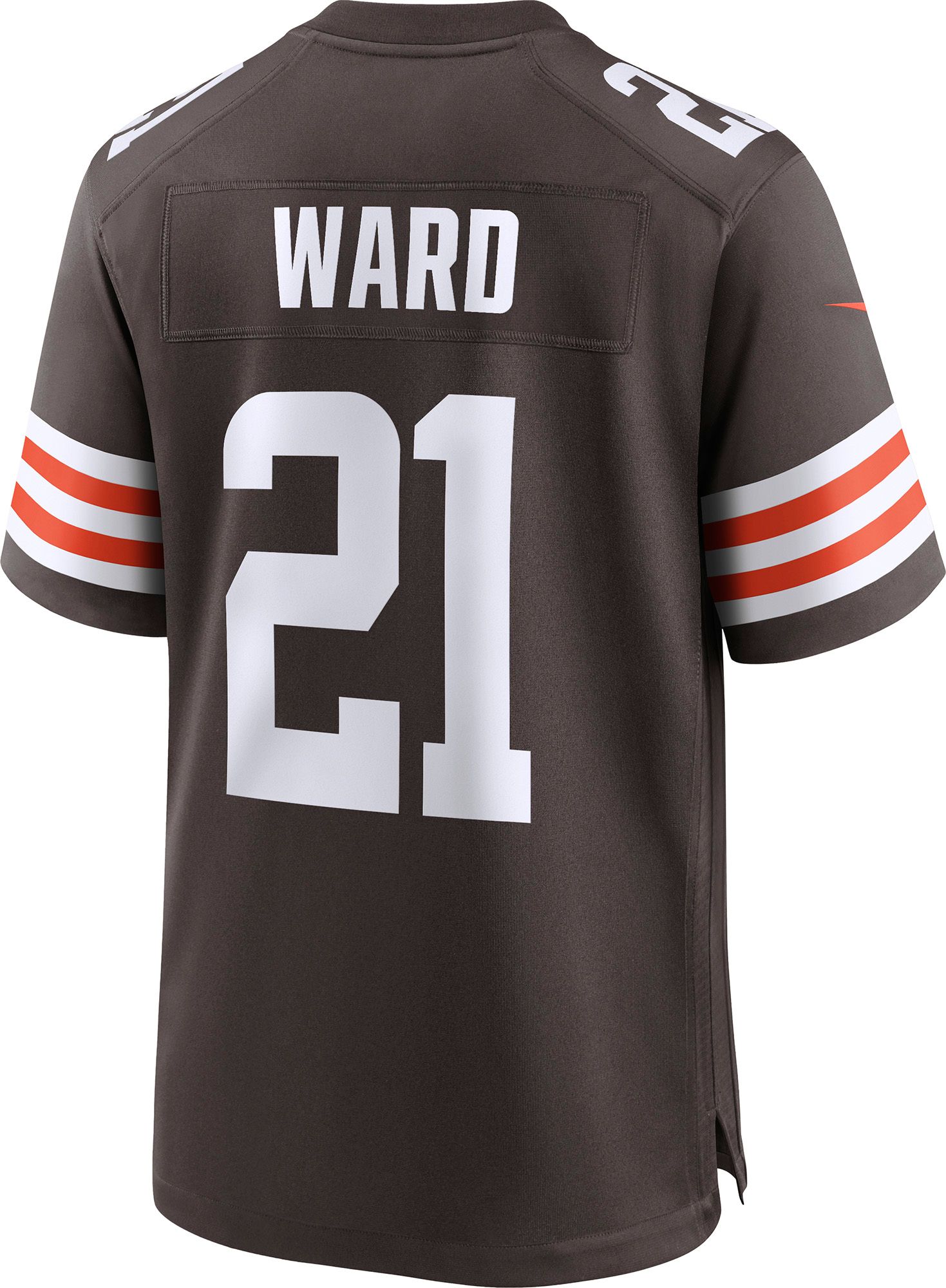 Nike Men's Denzel Ward #1 Cleveland Browns Brown Game Jersey product image