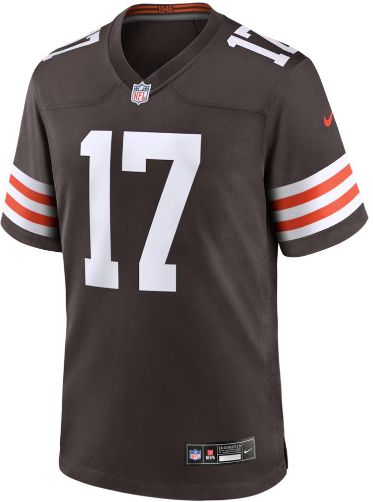 Nike Men's Cleveland Browns KC Concepcion #17 Brown Home Game Jersey product image