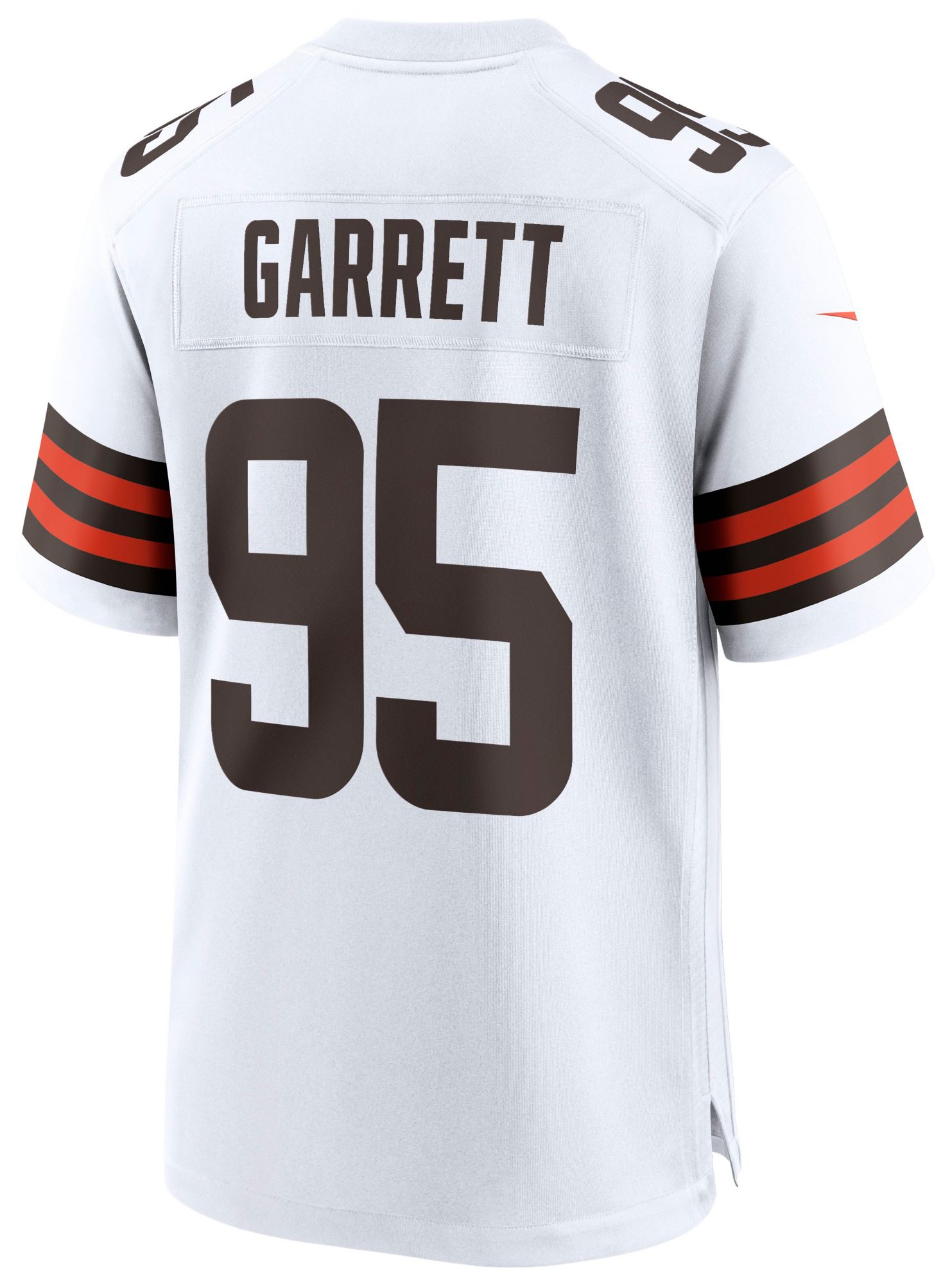 Nike Men's Cleveland Browns Myles Garrett #95 White Game Jersey product image