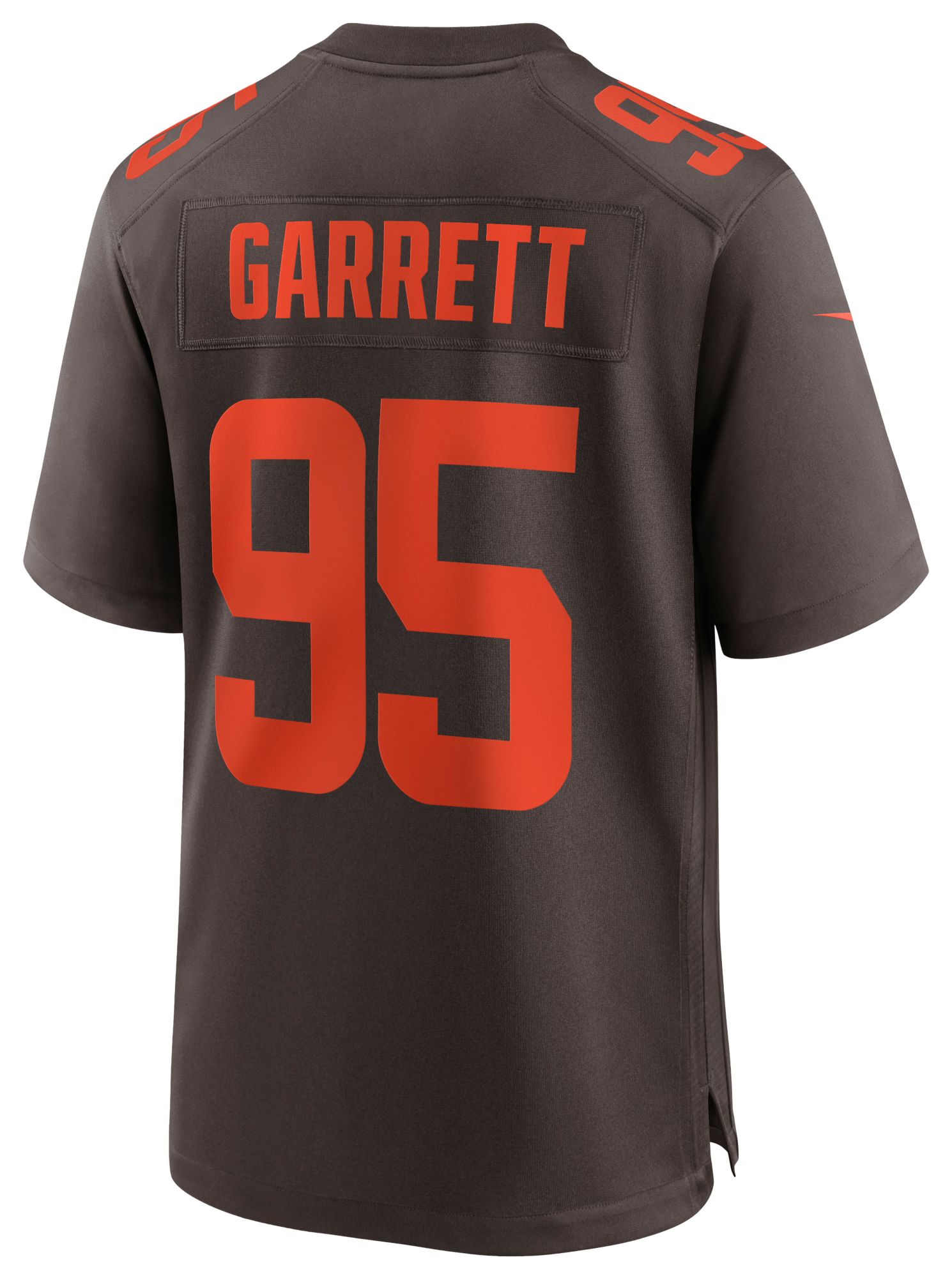 Nike Men's Cleveland Browns Myles Garrett #95 Brown Alternate Game Jersey product image