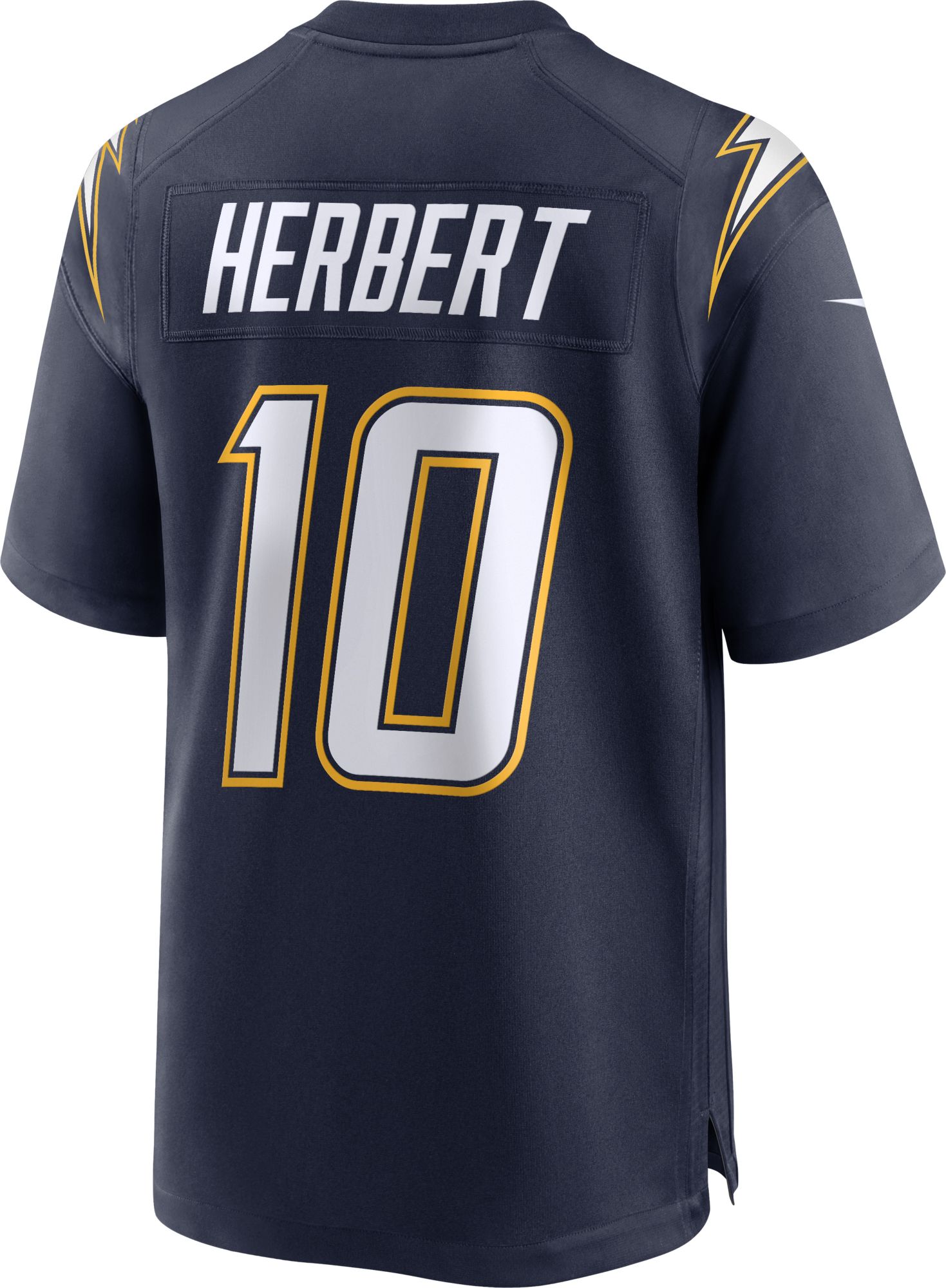 Nike Men's Los Angeles Chargers Justin Herbert #10 2nd Alternate Navy Game Jersey product image