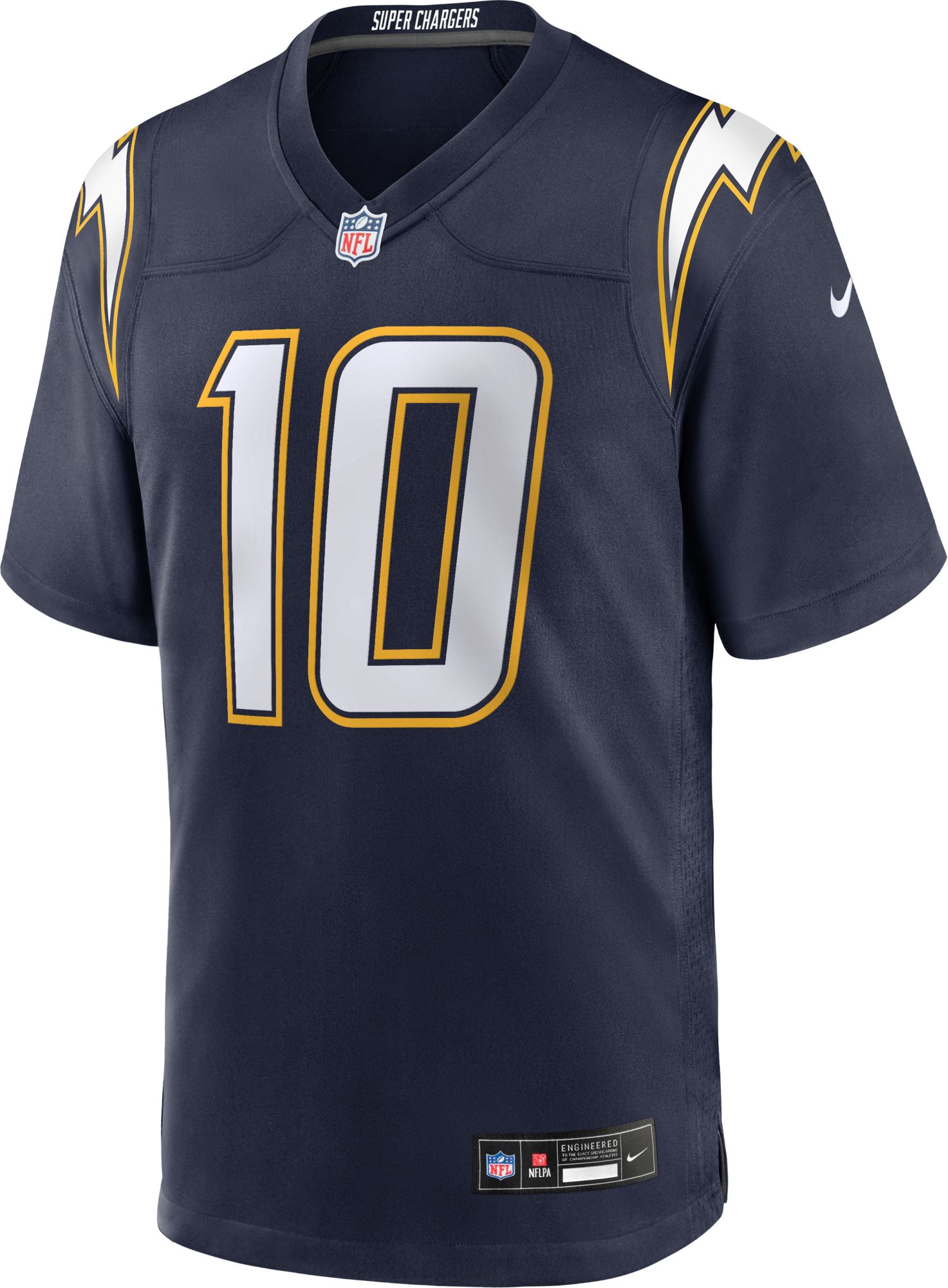 Nike Men's Los Angeles Chargers Justin Herbert #10 2nd Alternate Navy Game Jersey product image