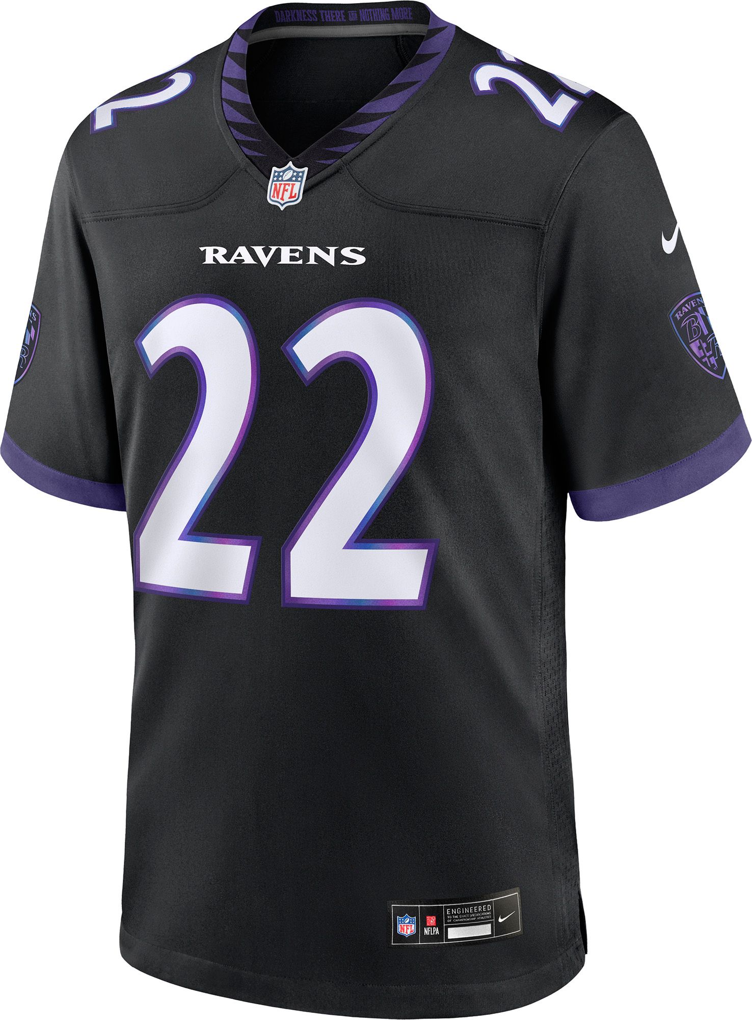 Nike Men's Baltimore Ravens Derrick Henry #22 Black Alternate Game Jersey product image