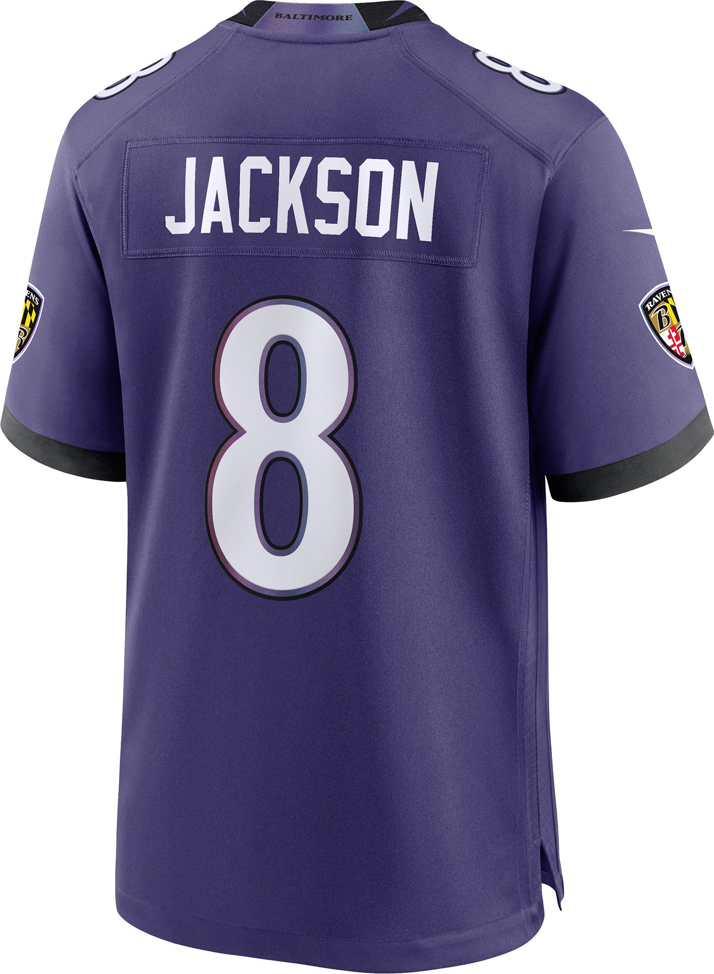 Nike Men's Baltimore Ravens Lamar Jackson #8 Purple Home Game Jersey product image