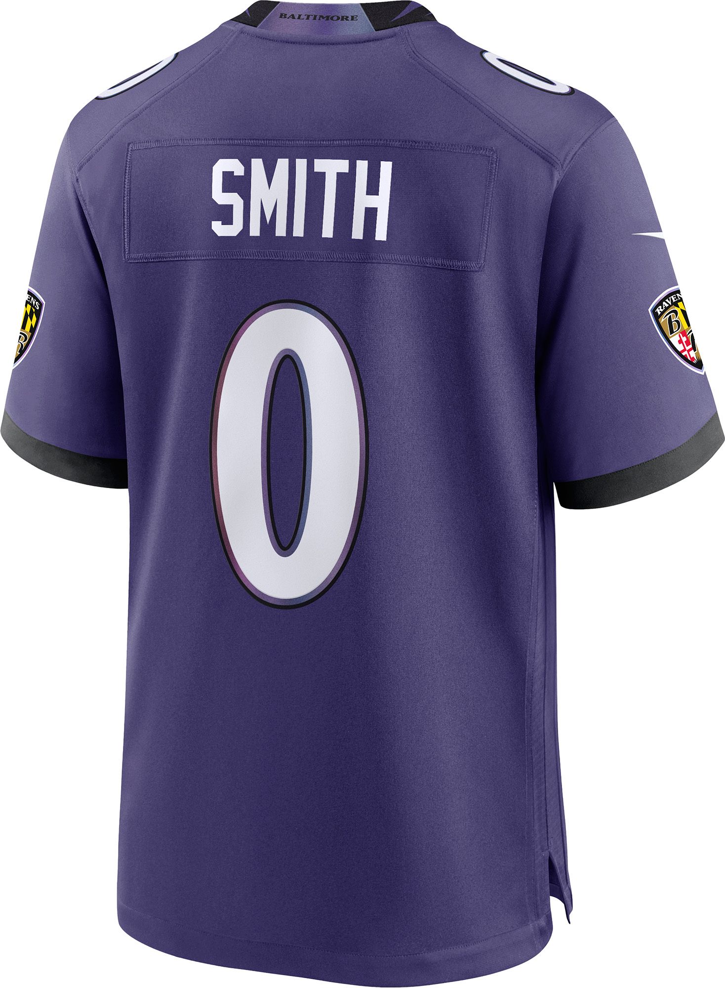 Nike Men's Baltimore Ravens Roquan Smith #0 Purple Home Game Jersey product image