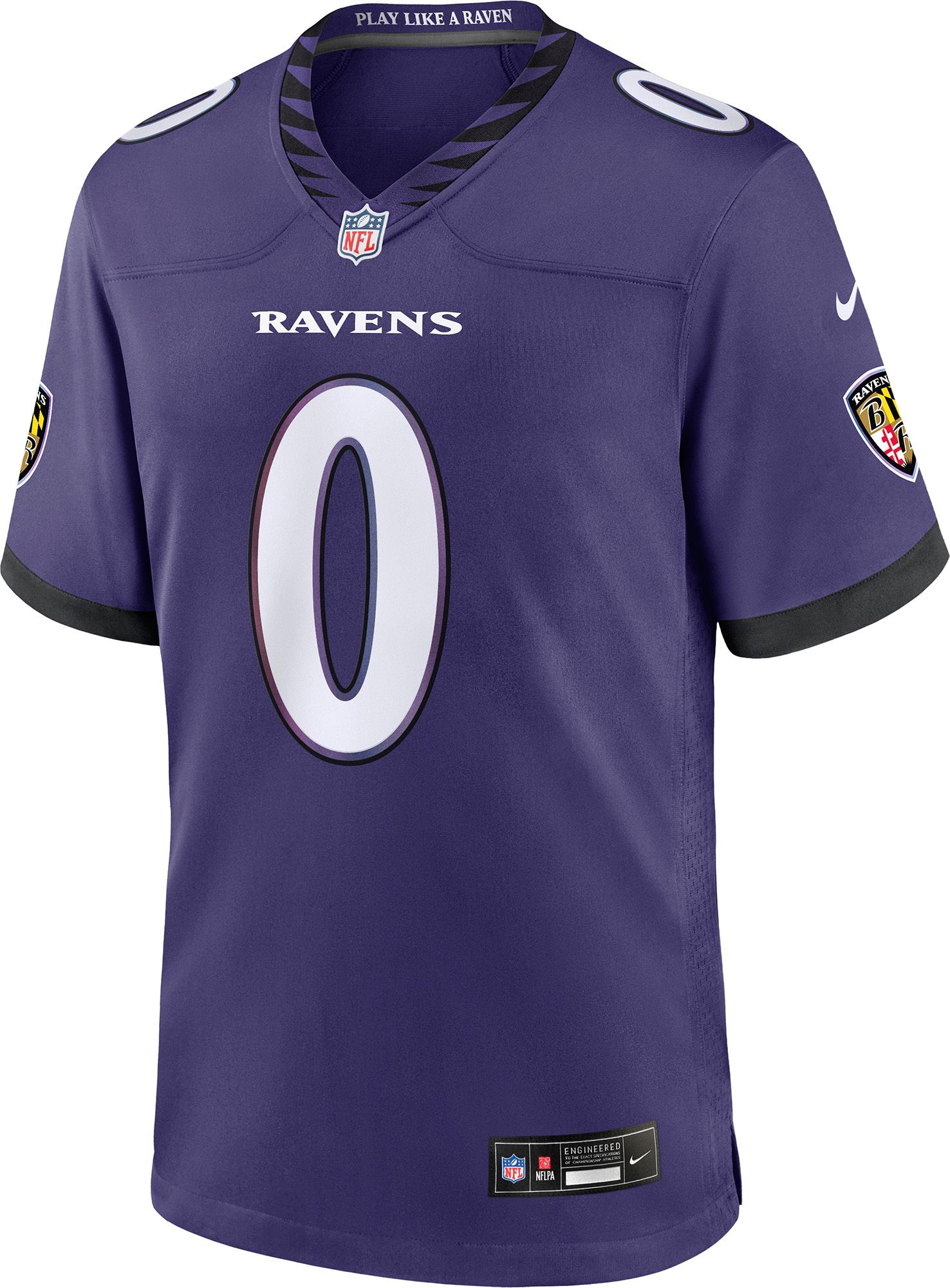 Nike Men's Baltimore Ravens Roquan Smith #0 Purple Home Game Jersey product image