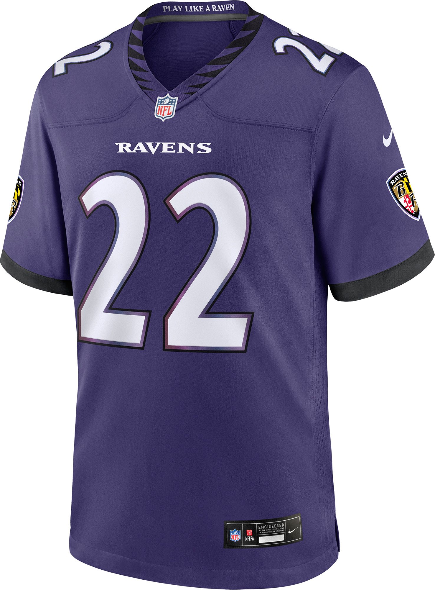Nike Men's Baltimore Ravens Derrick Henry #22 Purple Home Game Jersey product image