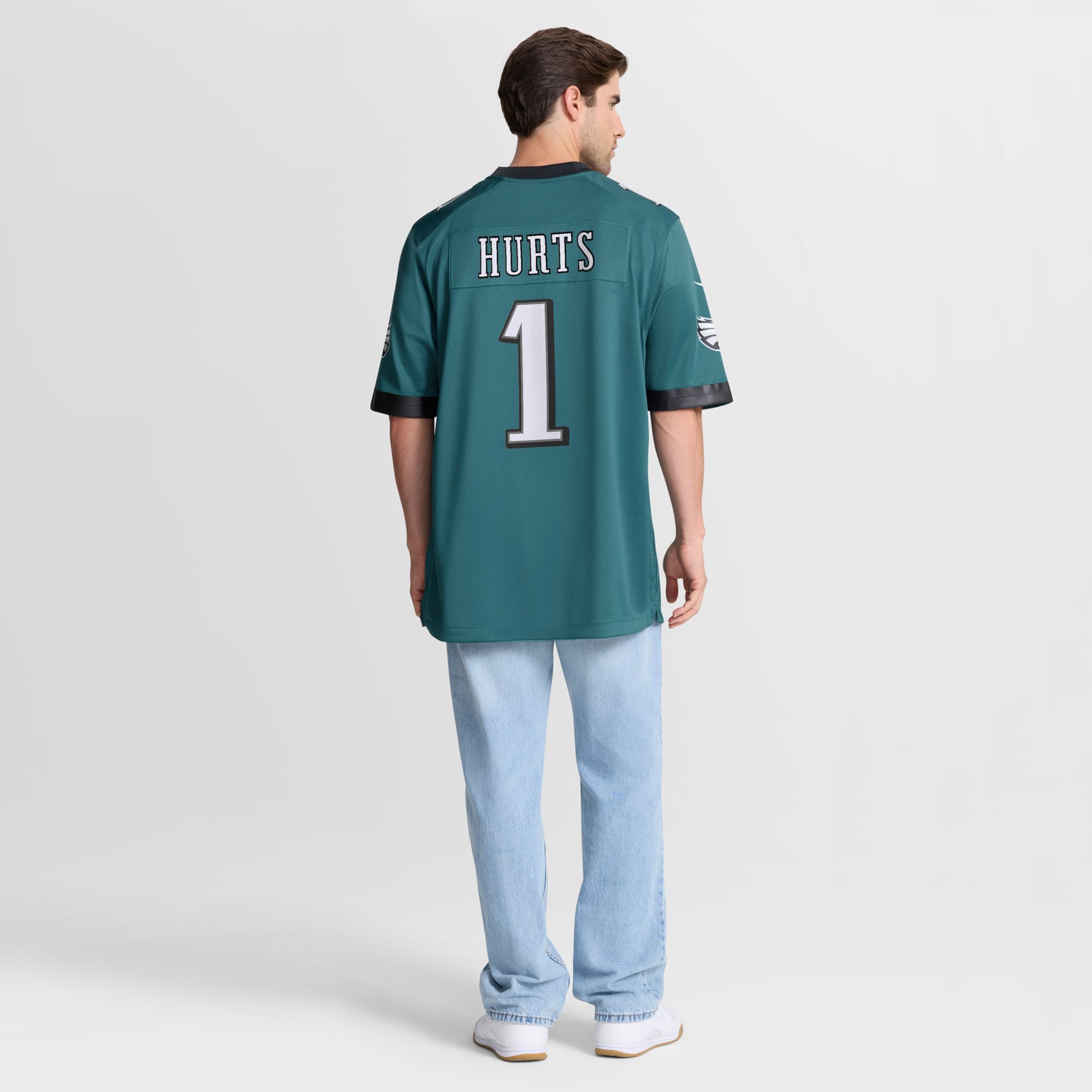 Nike Men's Philadelphia Eagles Jalen Hurts #1 Sport Teal Home