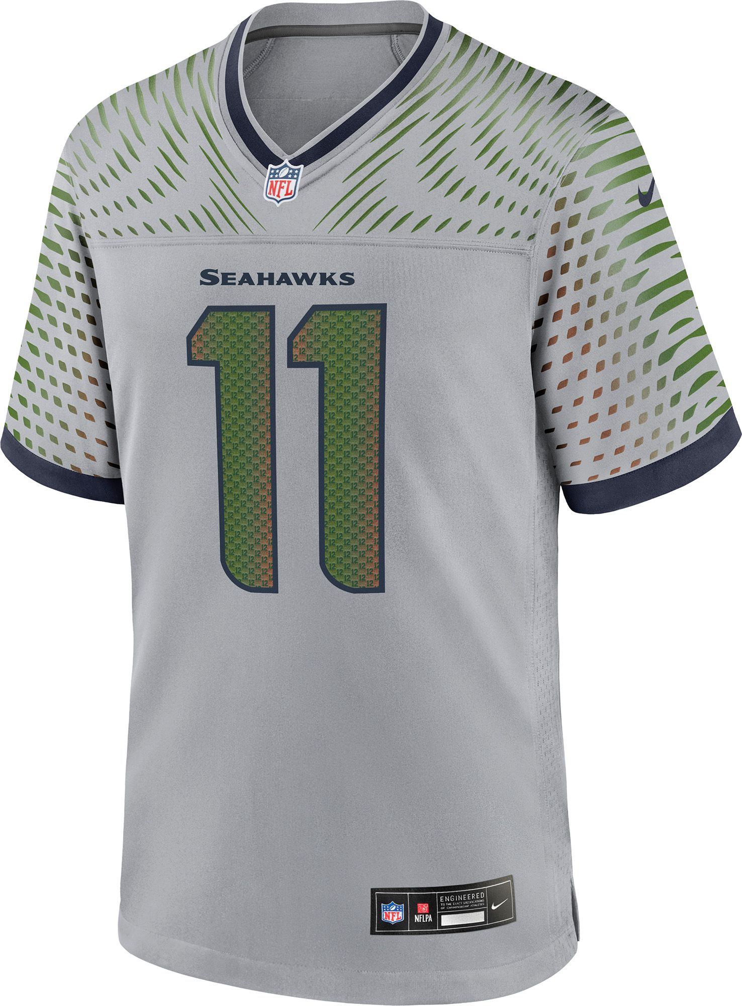 ユニフォーム Seattle Seahawks Jaxon Smith-Njigba 11 Nike Men's Seattle Seahawks Jaxon Smith-Njigba #11 NFL Rivalries