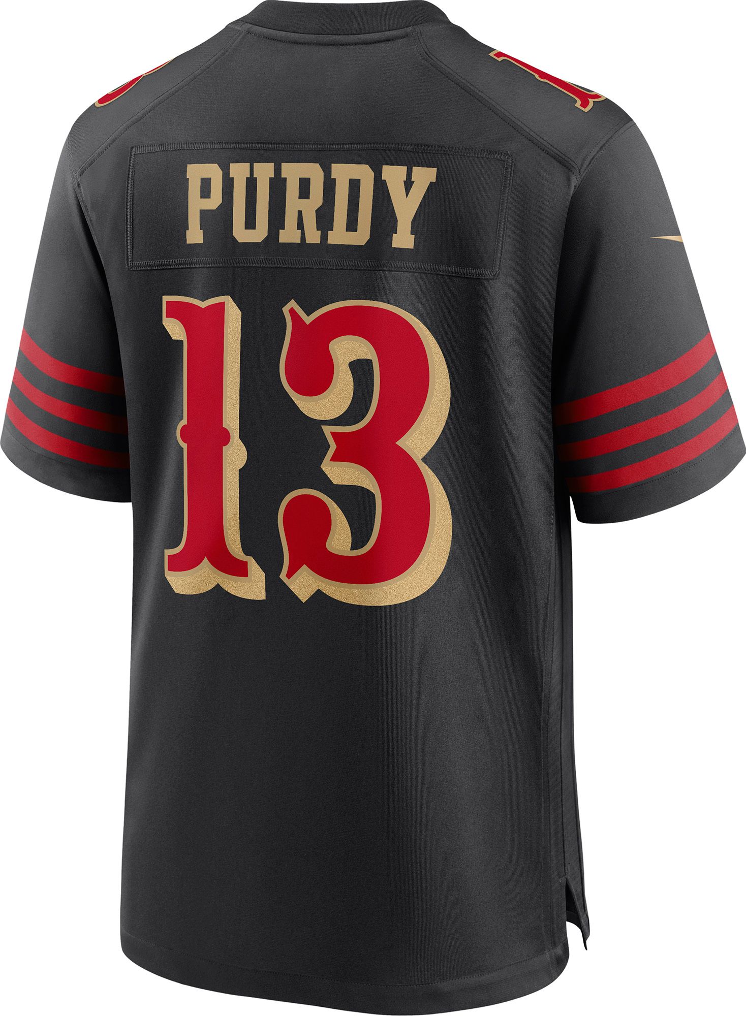 Nike Men's San Francisco 49ers Brock Purdy #13 Black Rivalry Game