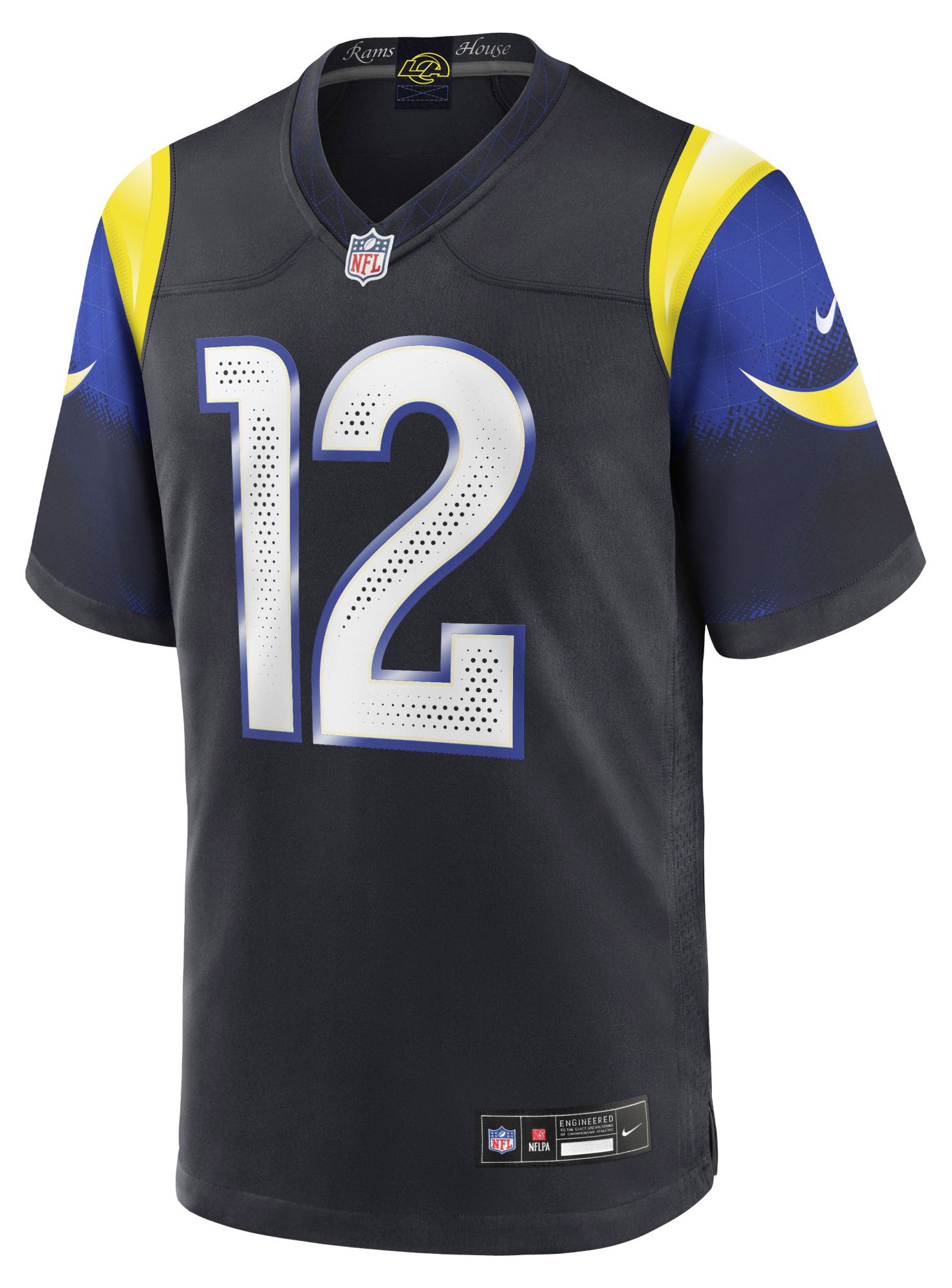 Nike Men's Los Angeles Rams Puka Nacua #12 Blue NFL Rivalries Game