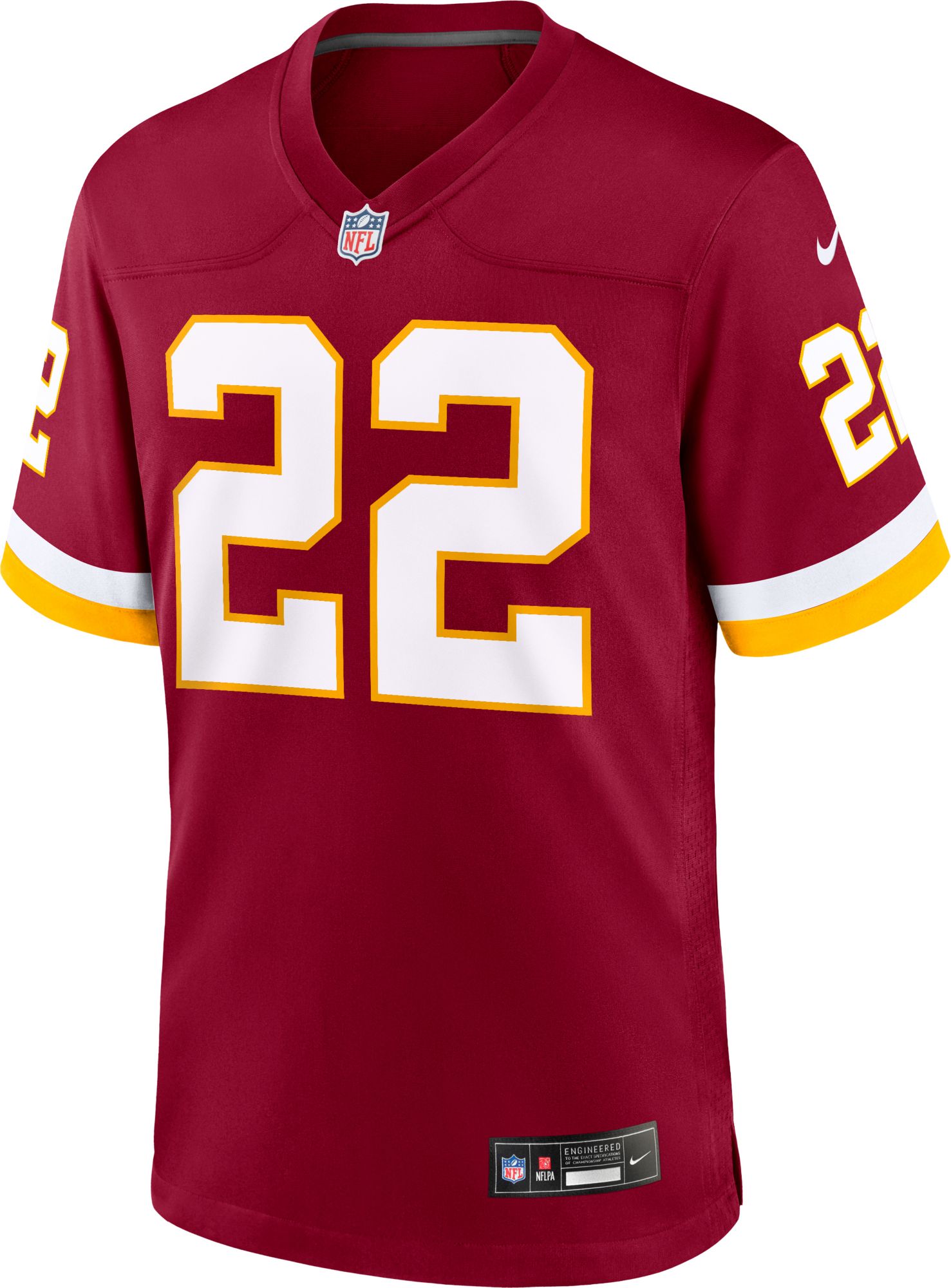 Nike Men's Washington Commanders Jacory Croskey-Merrit #22 Red Home Game Jersey product image
