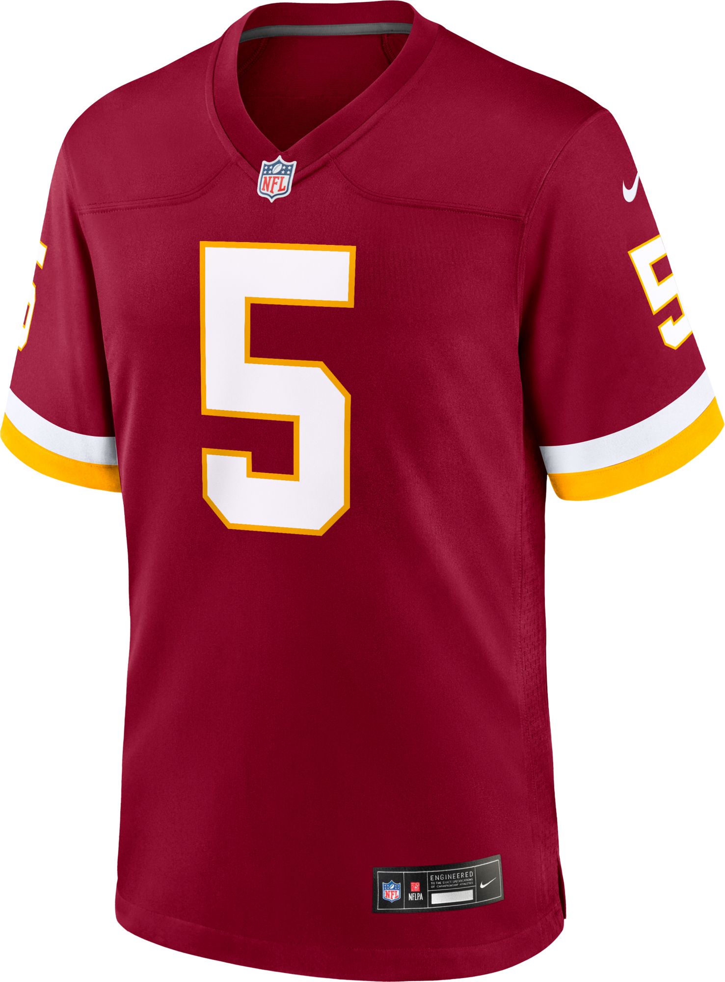 Nike Men's Washington Commanders Team Red Jayden Daniels #5 Home Game Jersey product image