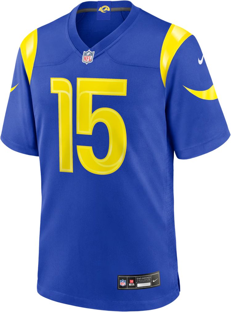 Nike Men's Los Angeles Rams Ty Simpson #15 Royal Home Game Jersey product image