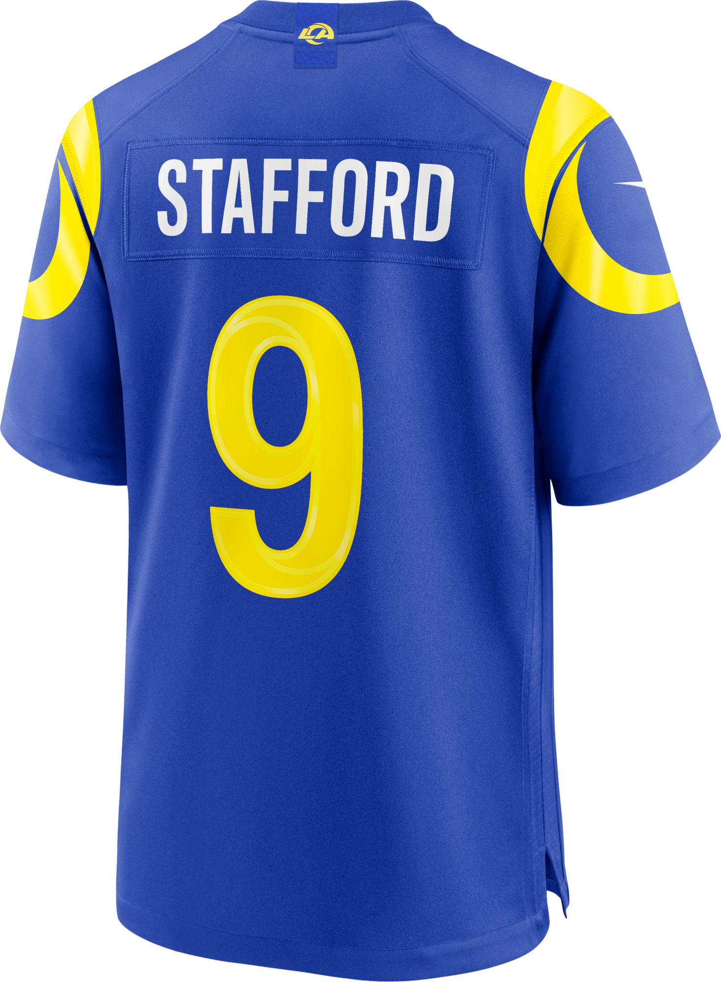 Nike Men's Los Angeles Rams Hyper Royal Matthew Stafford #9 Home Game Jersey product image