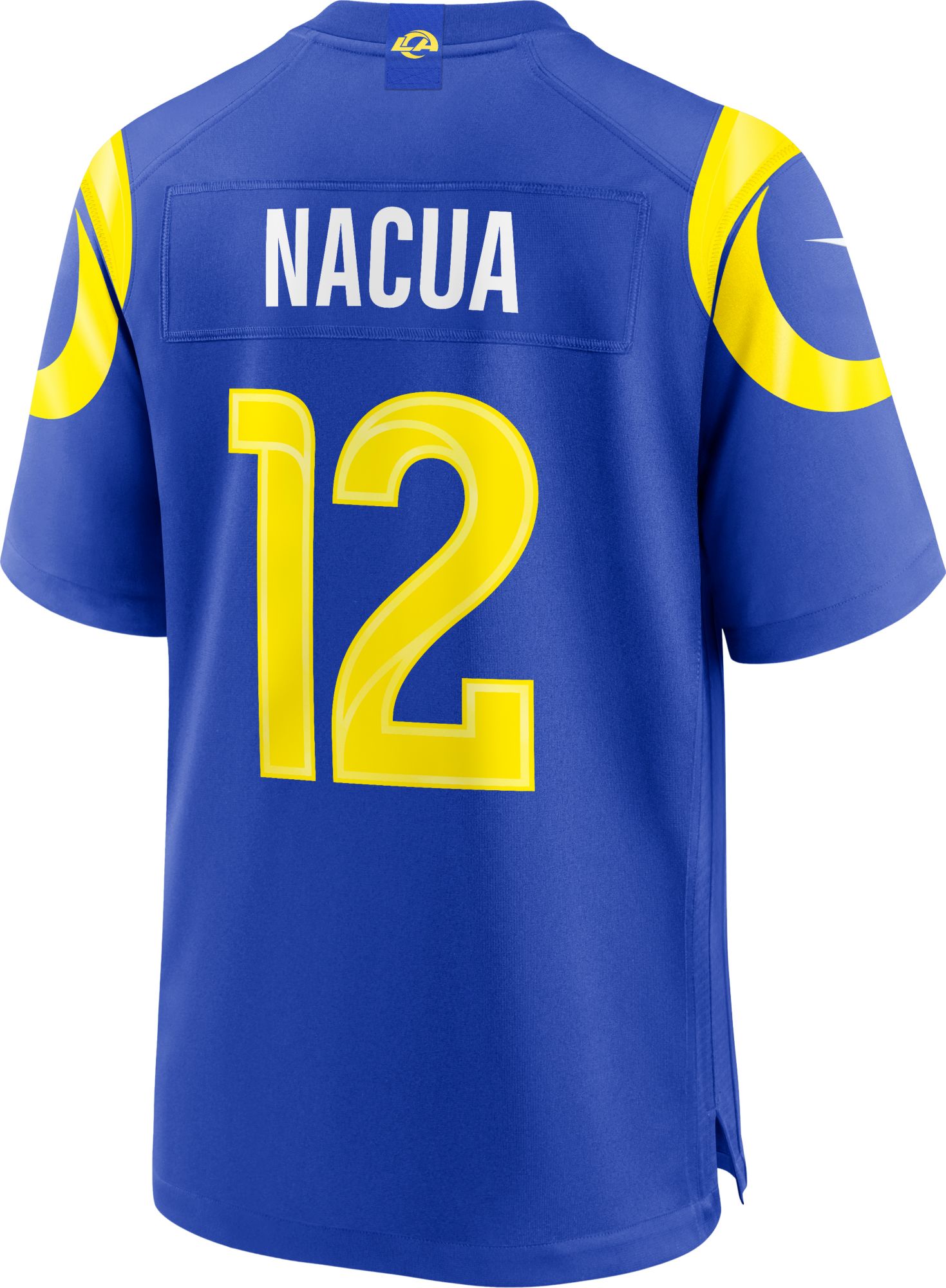 Nike Men's Los Angeles Rams Hyper Royal Puka Nacua #12 Home Game Jersey product image