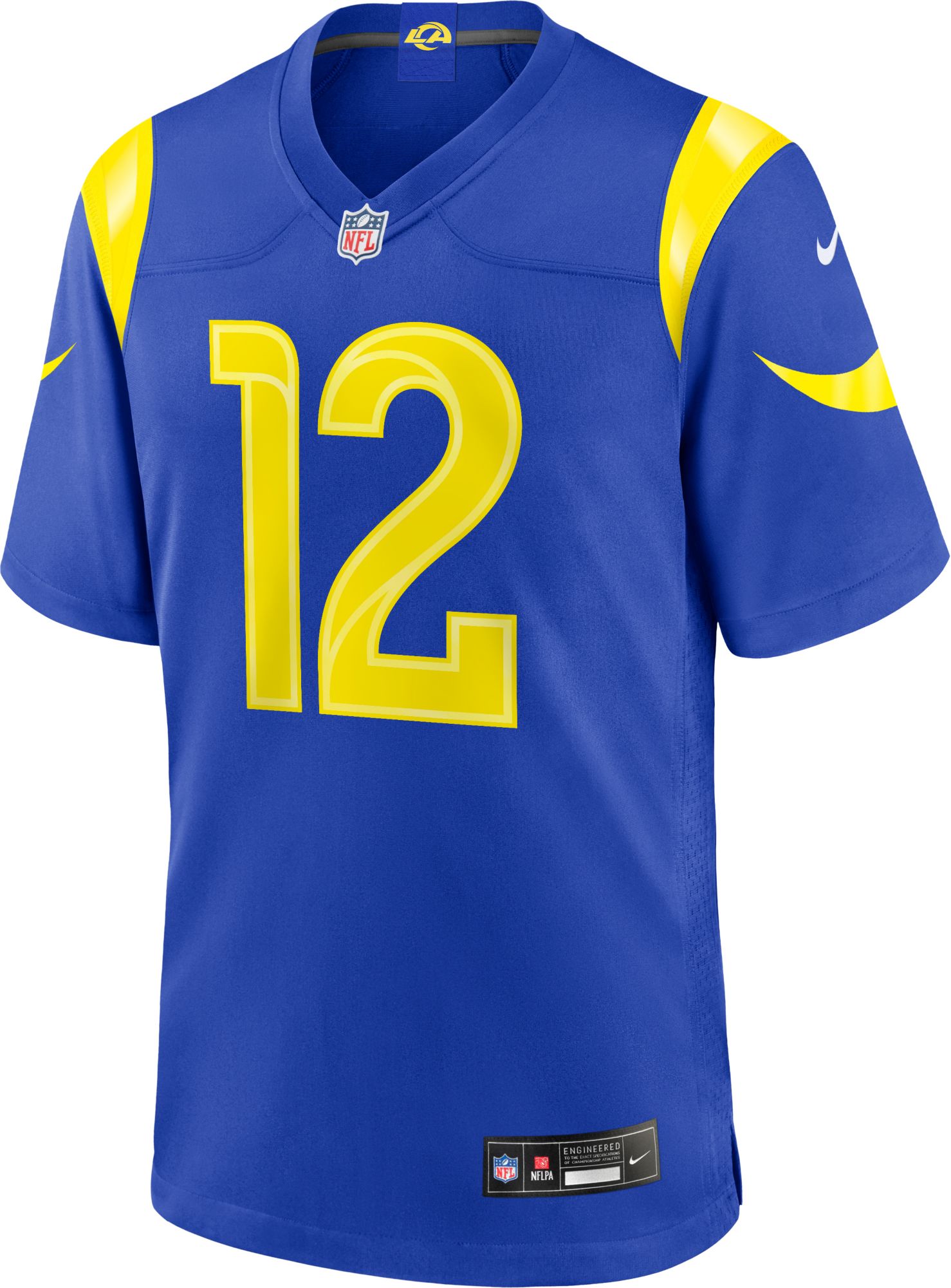 Nike Men's Los Angeles Rams Hyper Royal Puka Nacua #12 Home Game Jersey product image