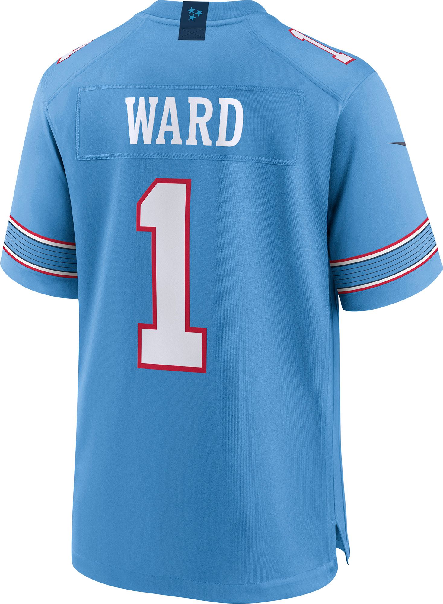 Nike Men's Tennessee Titans Cam Ward #1 Coast Blue Game Jersey product image