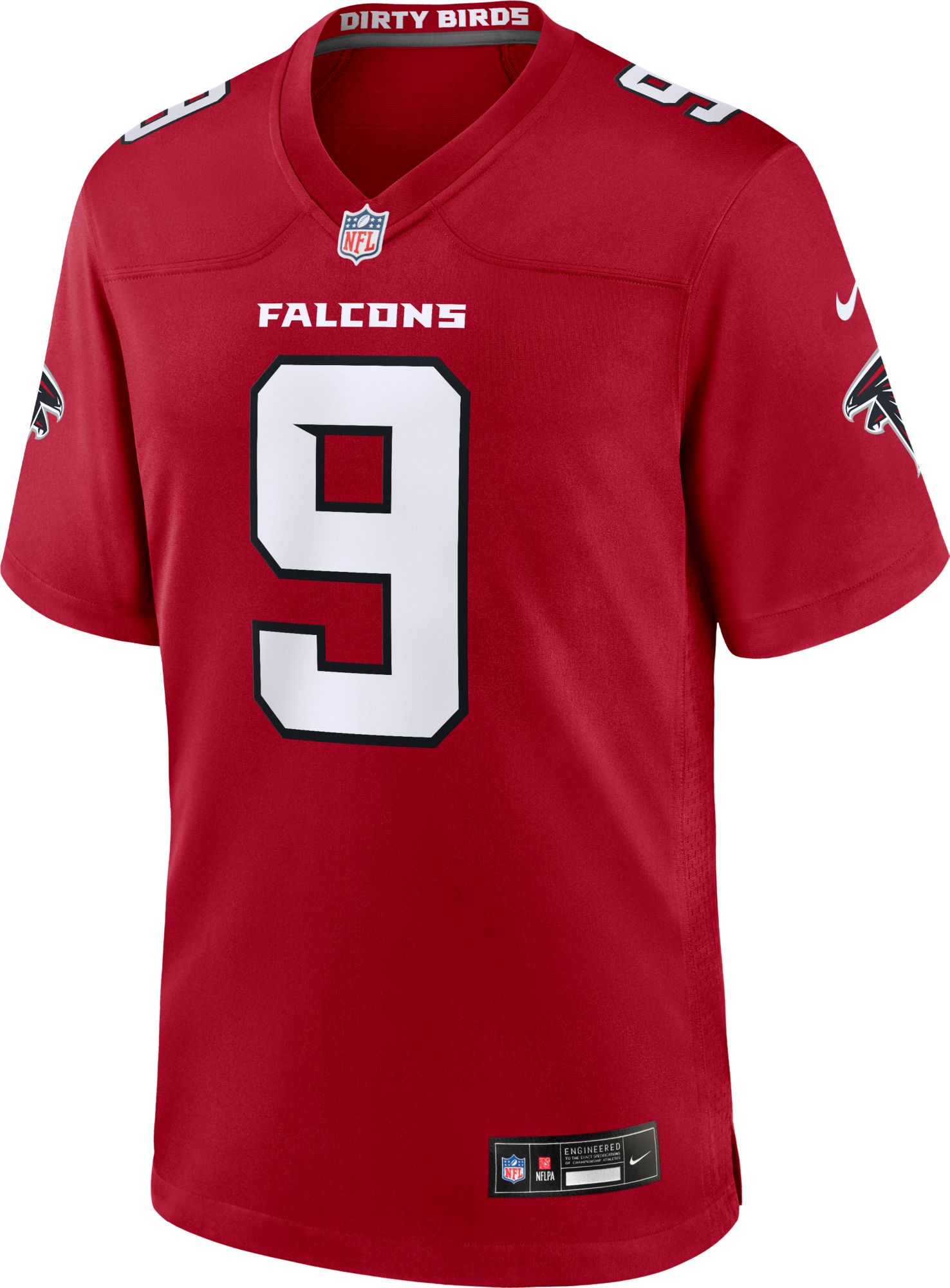 Nike Men's Atlanta Falcons Red Michael Penix Jr. #9 Home Game Jersey product image