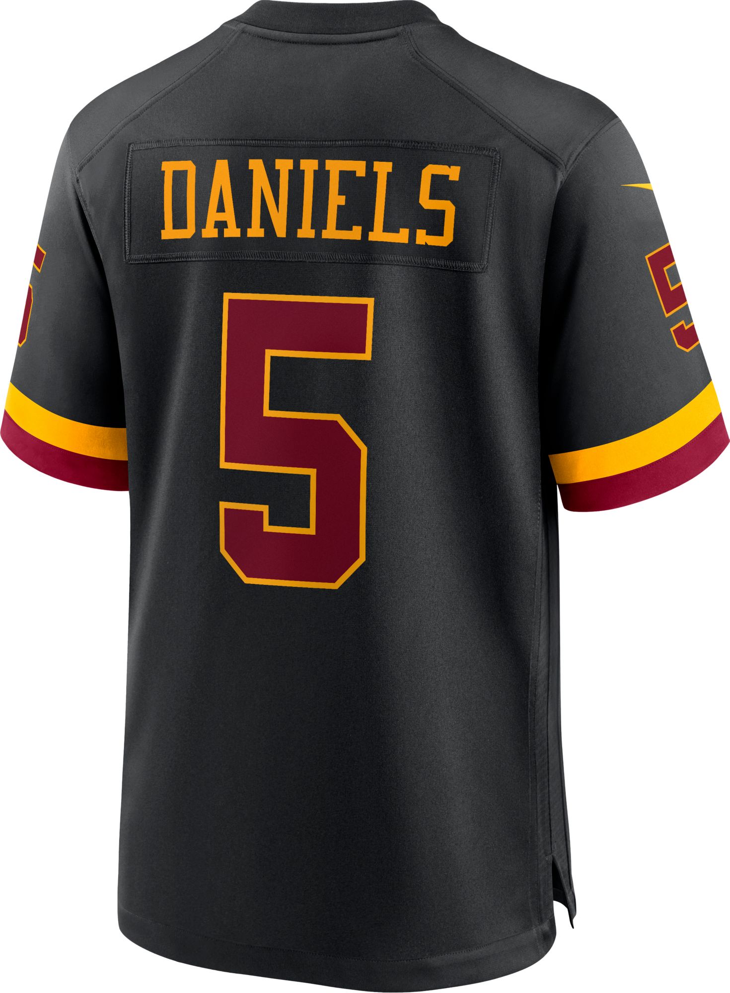 Nike Men's Washington Commanders Jayden Daniels #5 Black Alternate Game Jersey product image