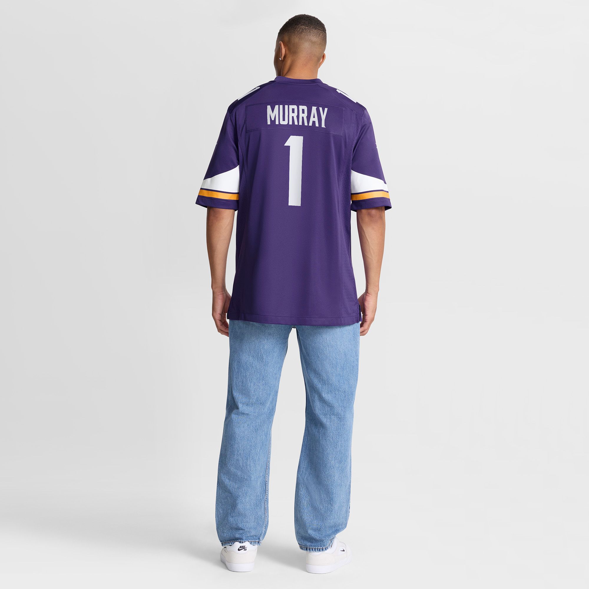 NFL Men's Minnesota Vikings Purple Kyler Murray #1  Home Game Jersey product image