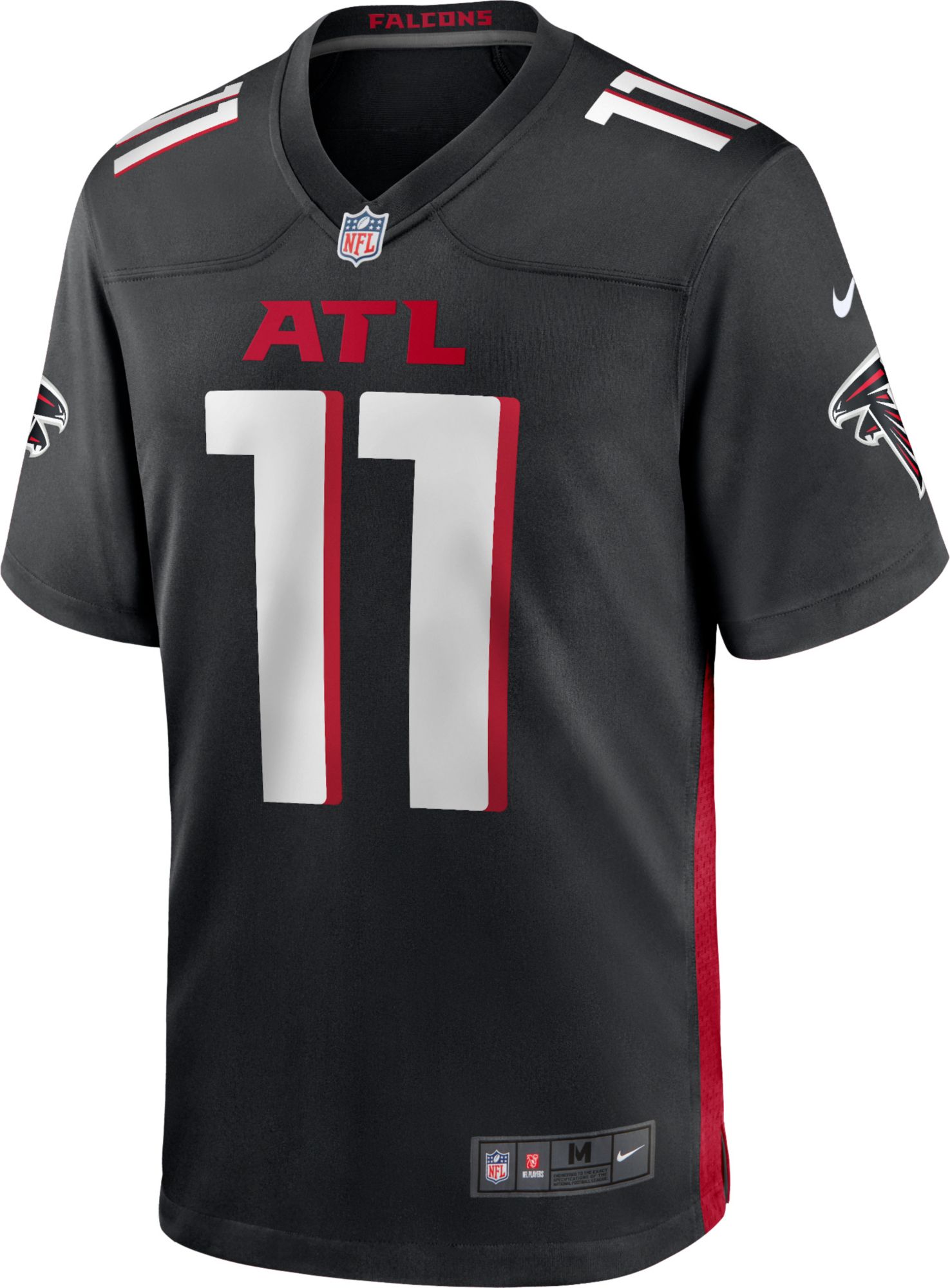 mens atlanta falcons julio jones nike red game jersey