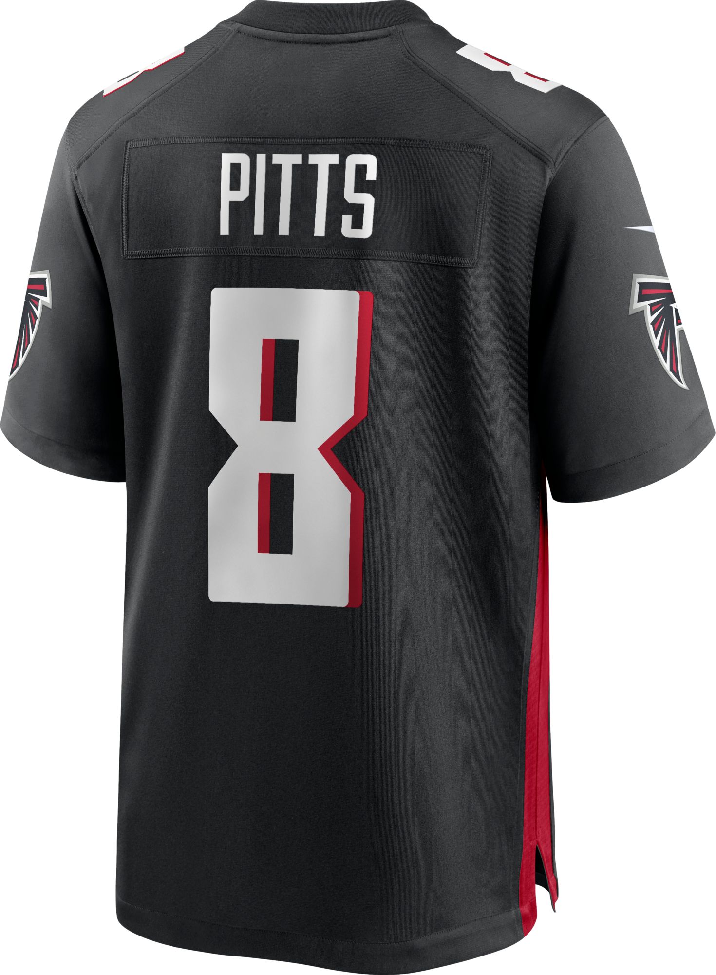 Nike Men's Atlanta Falcons Kyle Pitts #8 Black Game Jersey