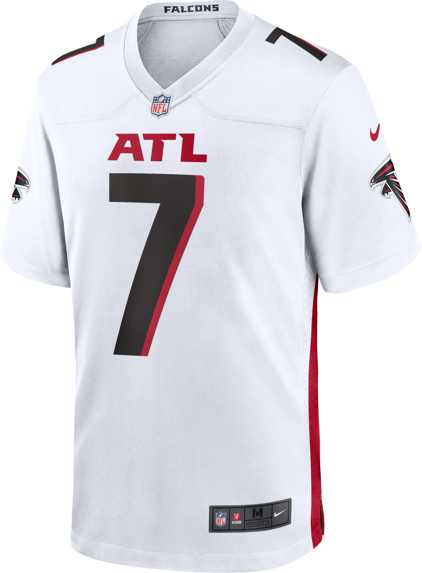 Nike Men's Atlanta Falcons Bijan Robinson #7 White Game Jersey product image