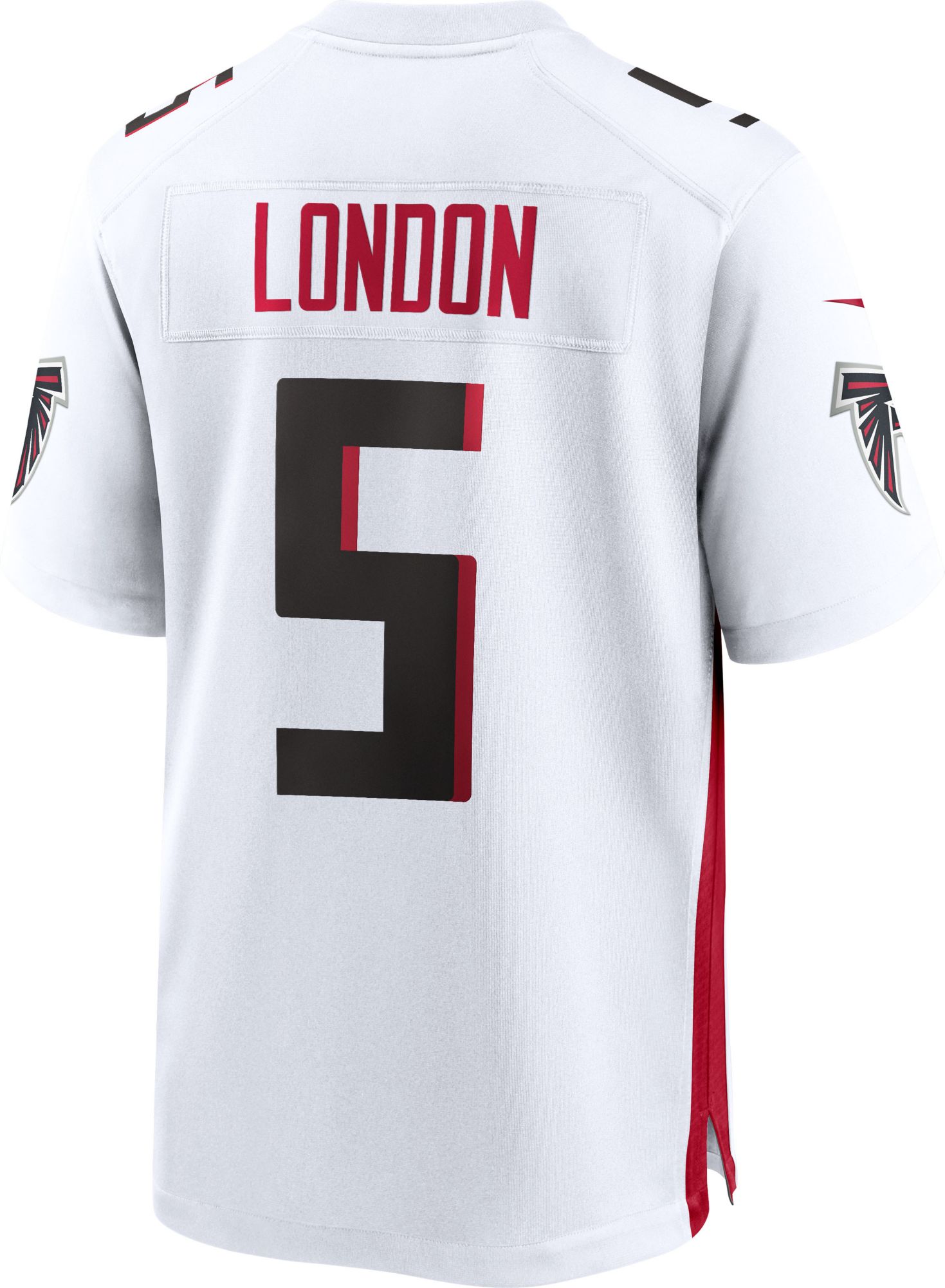 Nike Men's Atlanta Falcons Drake London #5 White Game Jersey product image