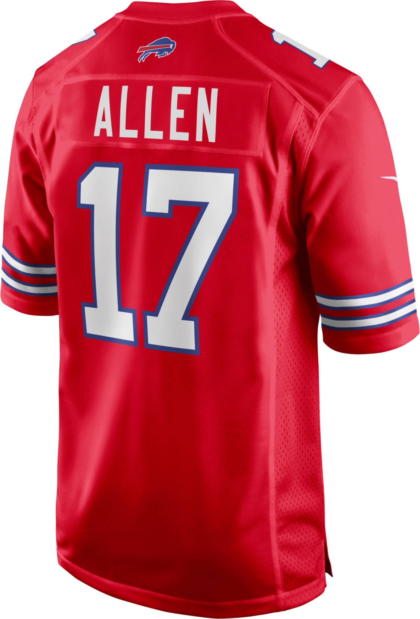 Nike Men's Buffalo Bills Josh Allen #17 Red Game Jersey product image