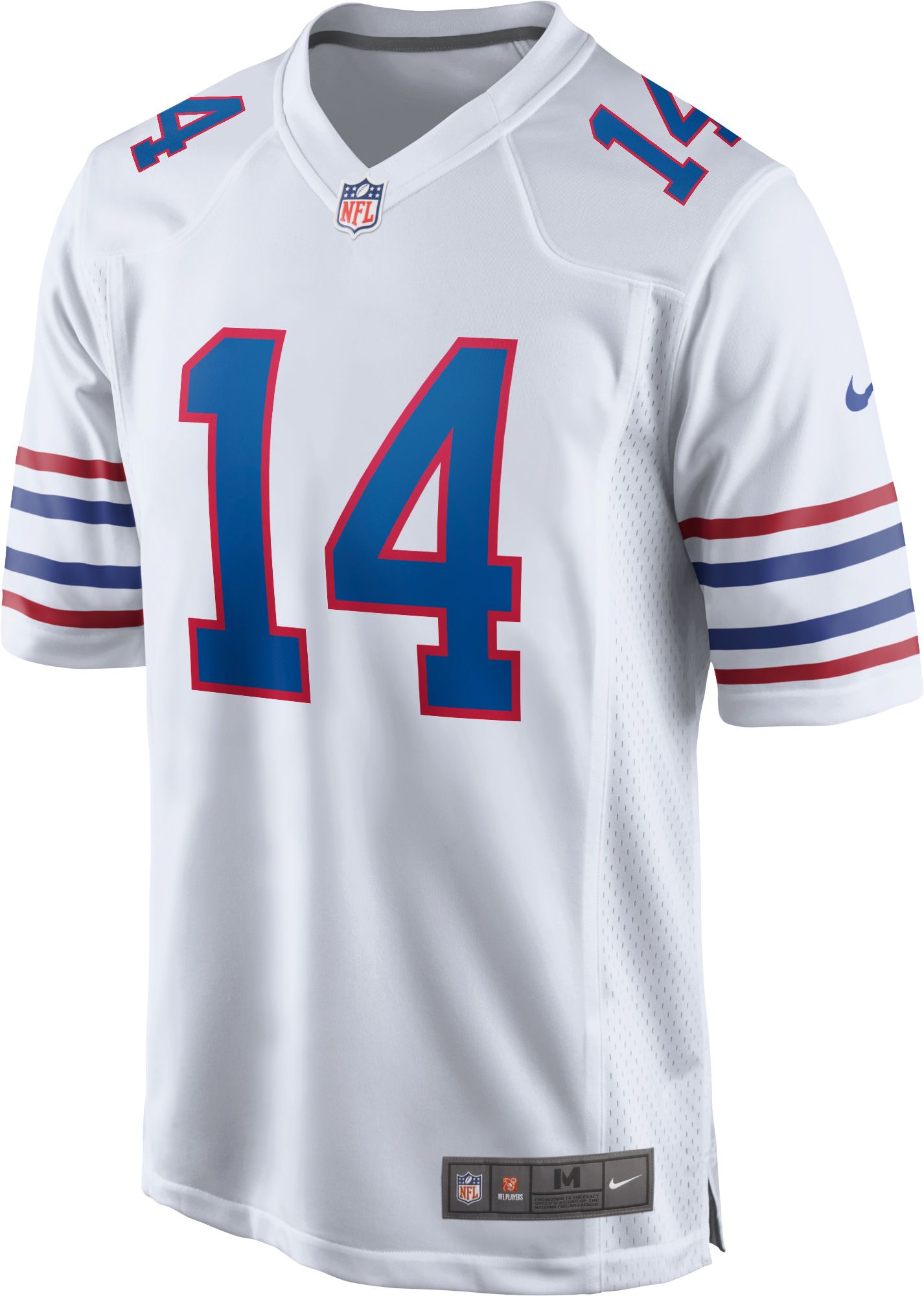 Nike Men's Buffalo Bills Stefon Diggs #14 White Game Jersey product image