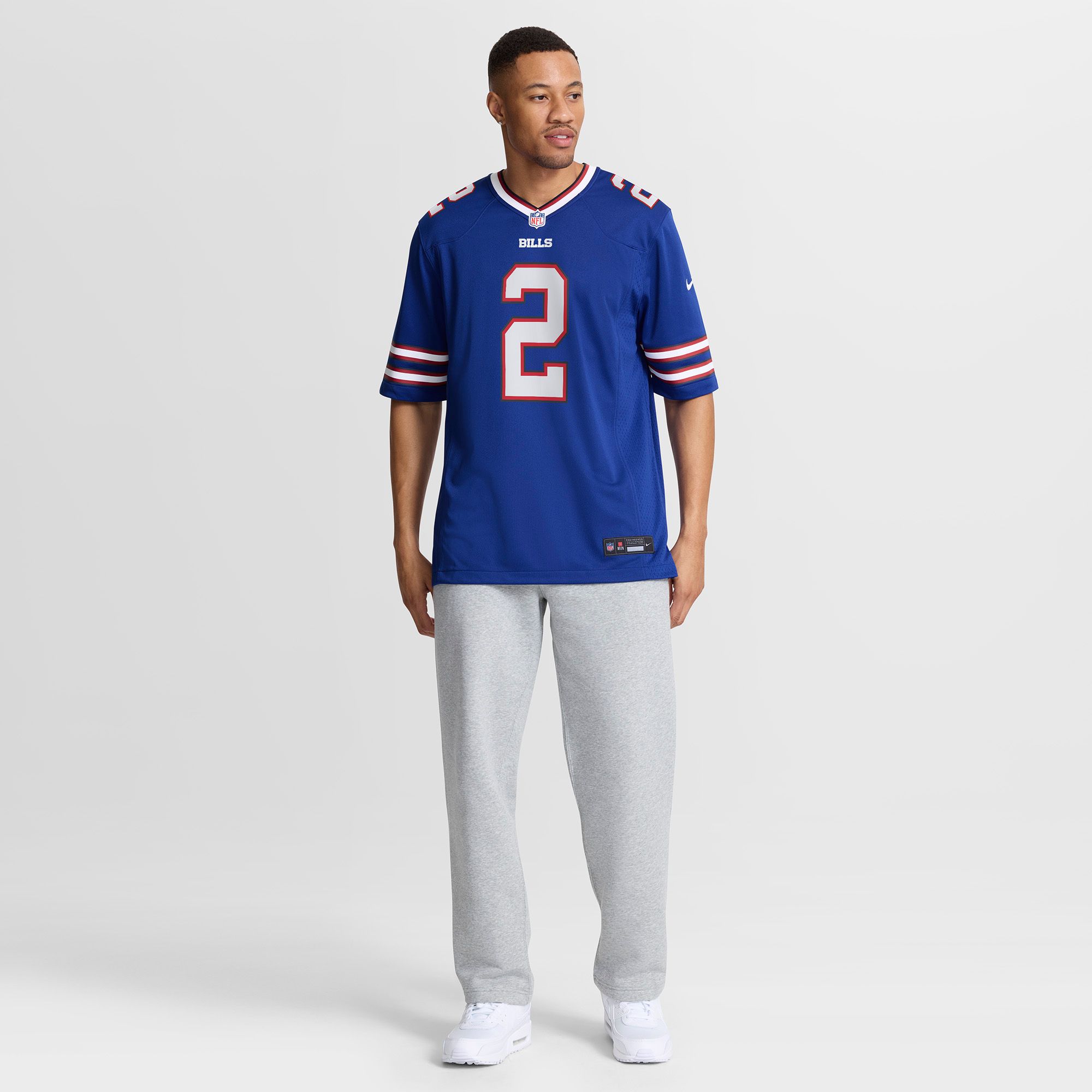 NFL Men's Buffalo Bills Royal DJ Moore #2 Home Game Jersey product image