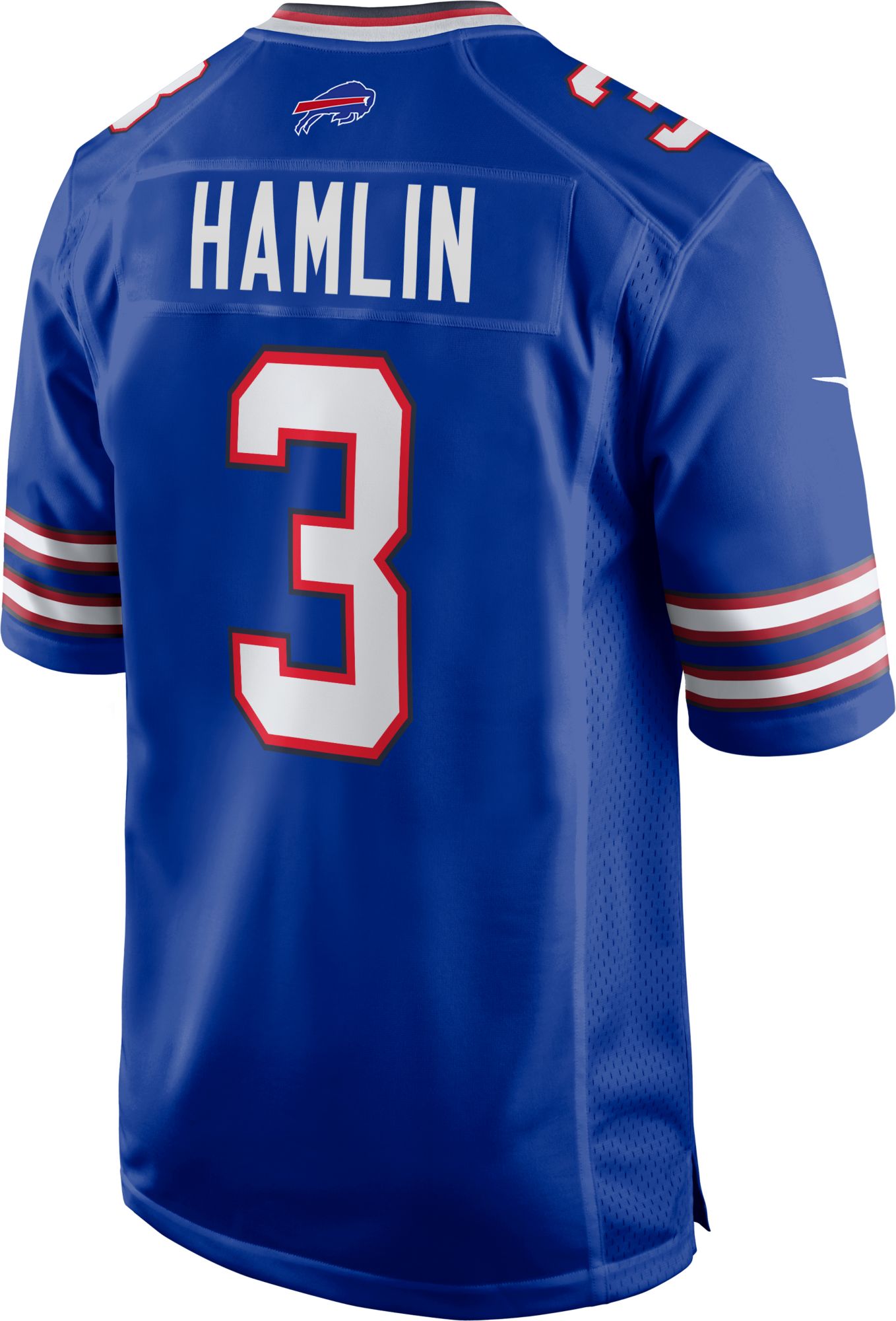 Nike Men's Buffalo Bills Damar Hamlin #3 Royal Game Jersey product image