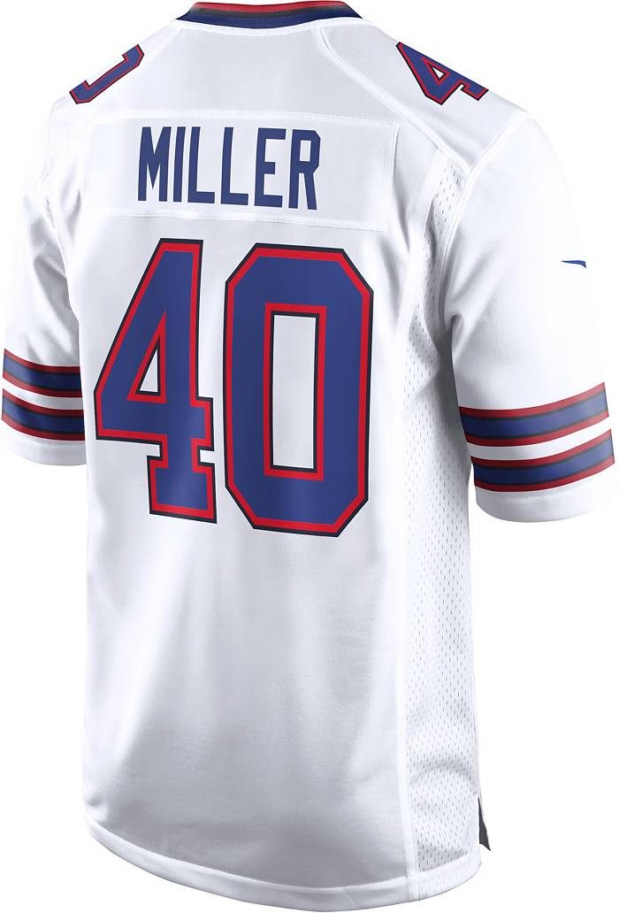 Nike Men's Buffalo Bills Von Miller #40 White Game Jersey