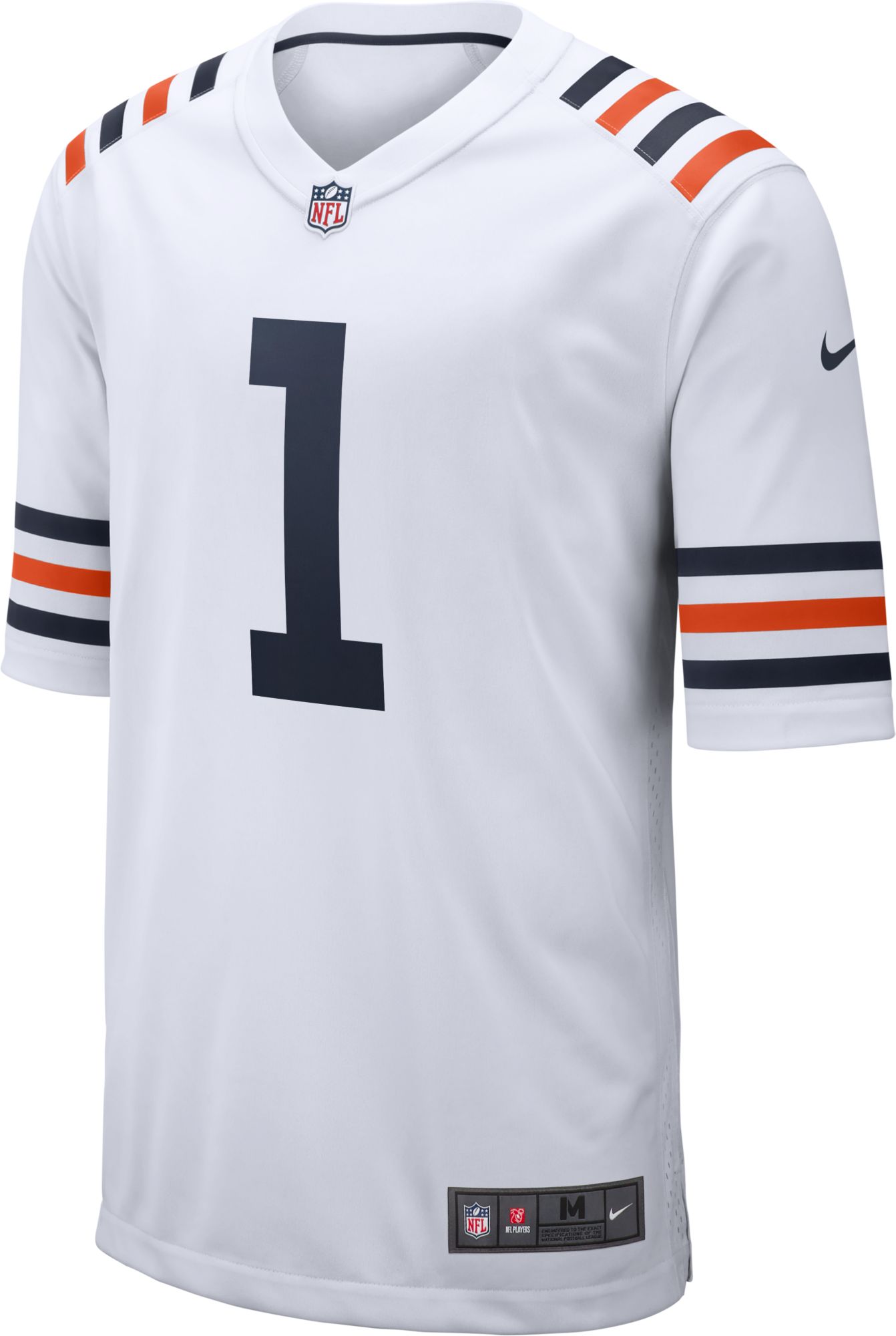 Nike Men's Chicago Bears Justin Fields #1 Alternate White Game Jersey product image