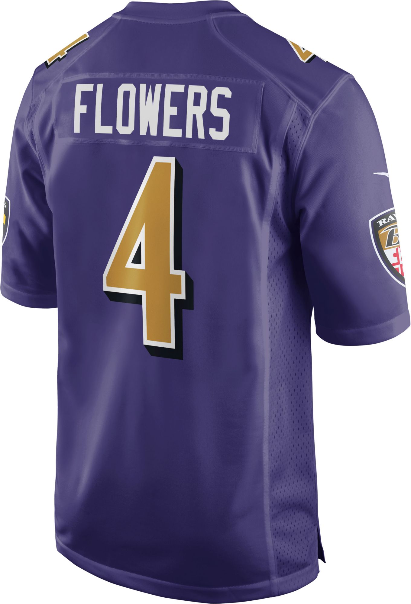 Nike Men's Baltimore Ravens Zay Flowers #4 2nd Alternate Game Jersey