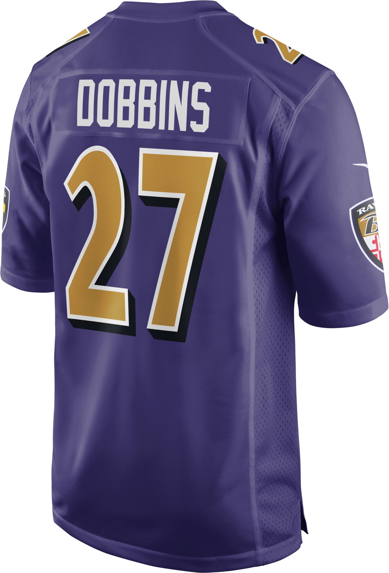 Nike Men's Baltimore Ravens J.K. Dobbins #27 Purple Alternate Game Jersey product image