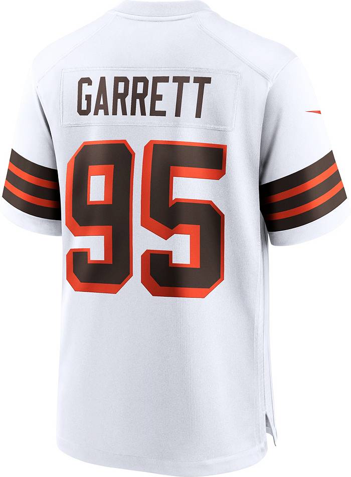 Nike Men's Cleveland Browns Myles Garrett #95 White Alternate Game Jersey