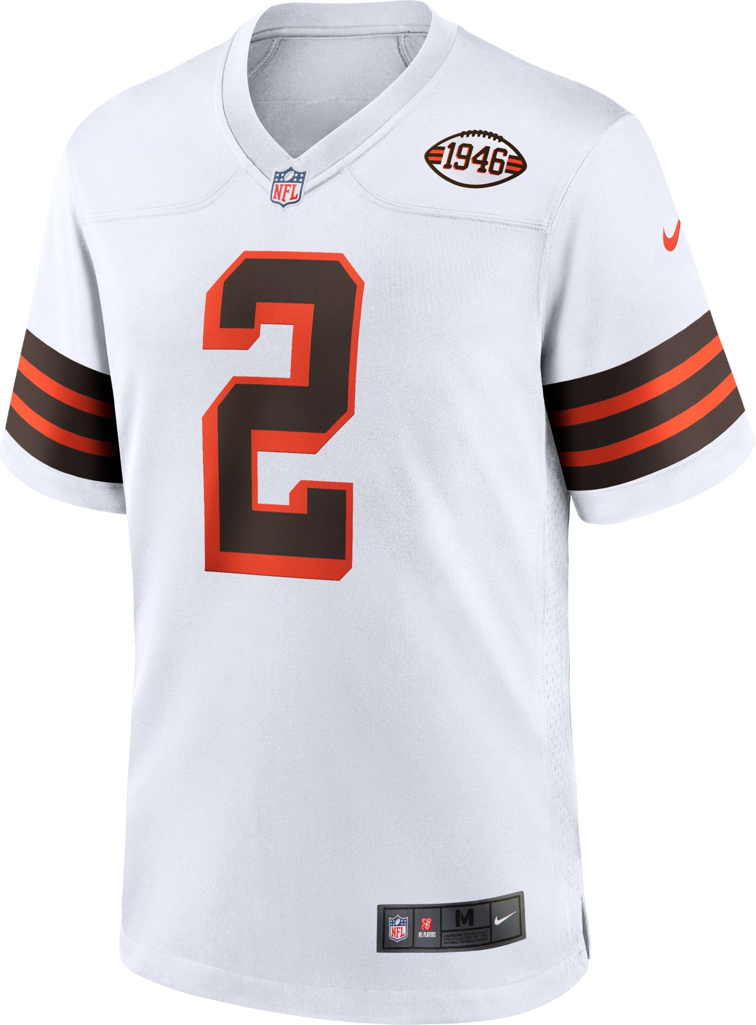 Nike Men's Cleveland Browns Amari Cooper #2 Alternate White Game Jersey product image